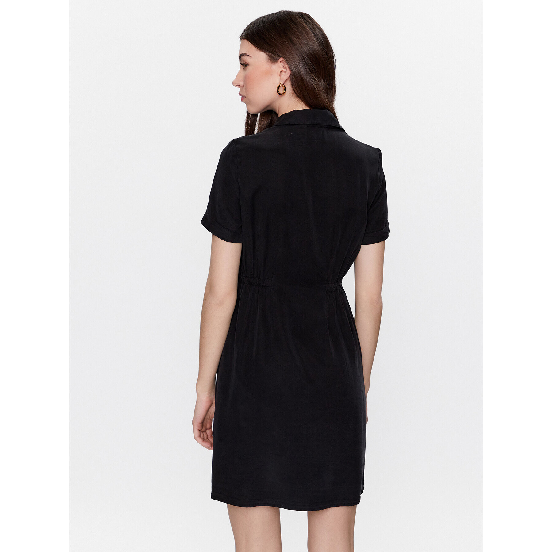 Vero Moda Srajčna obleka Harper 10283698 Črna Standard Fit - Pepit.si