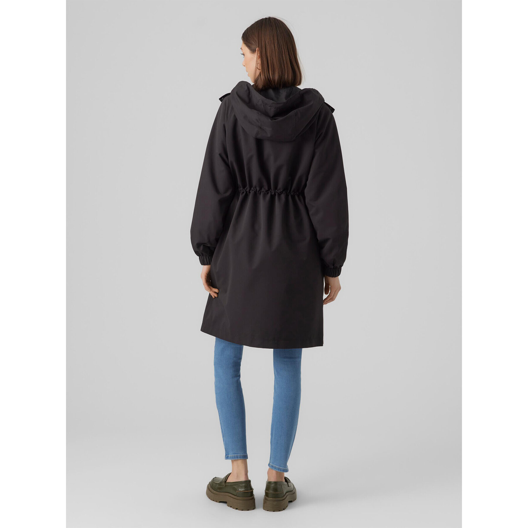 Vero Moda Parka Pernille Alison 10282329 Črna Regular Fit - Pepit.si