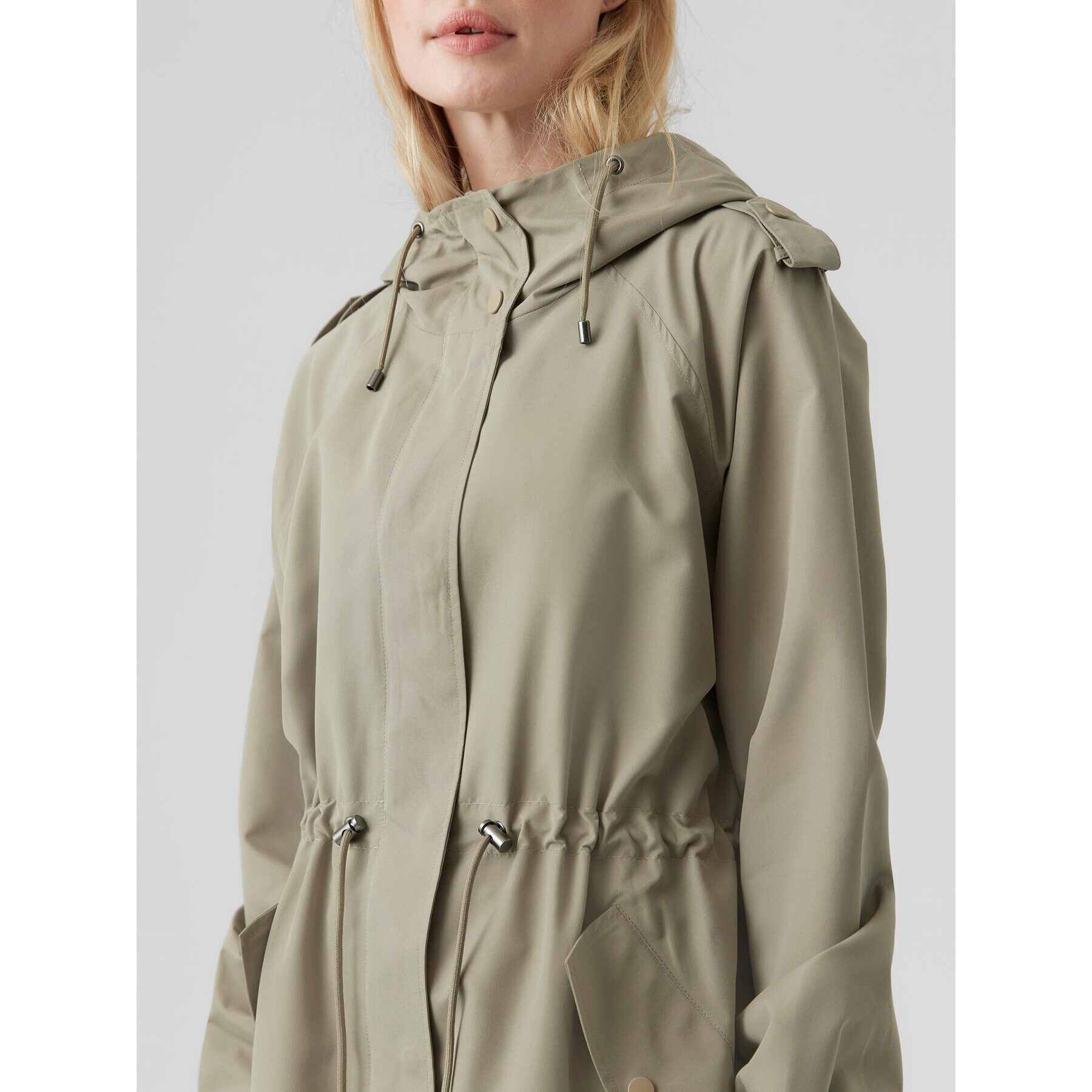 Vero Moda Parka Pernille Alison 10282329 Zelena Regular Fit - Pepit.si