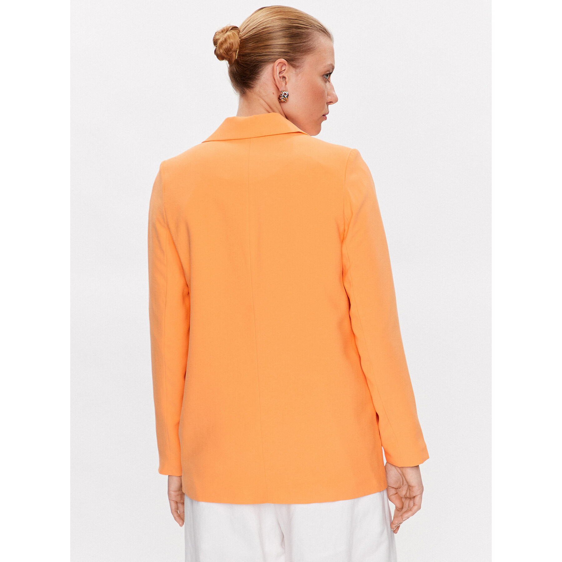 Vero Moda Suknjič Carmen 10287190 Oranžna Box Fit - Pepit.si