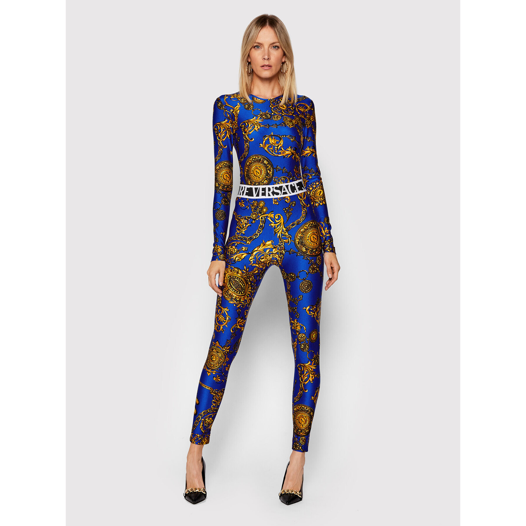 Versace Jeans Couture Bodi 71HAM221 Modra Regular Fit - Pepit.si