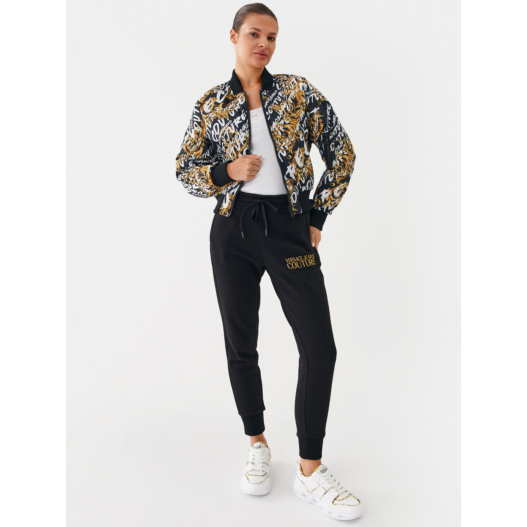 Versace Jeans Couture Bomber jakna 73HAT408 Pisana Relaxed Fit - Pepit.si