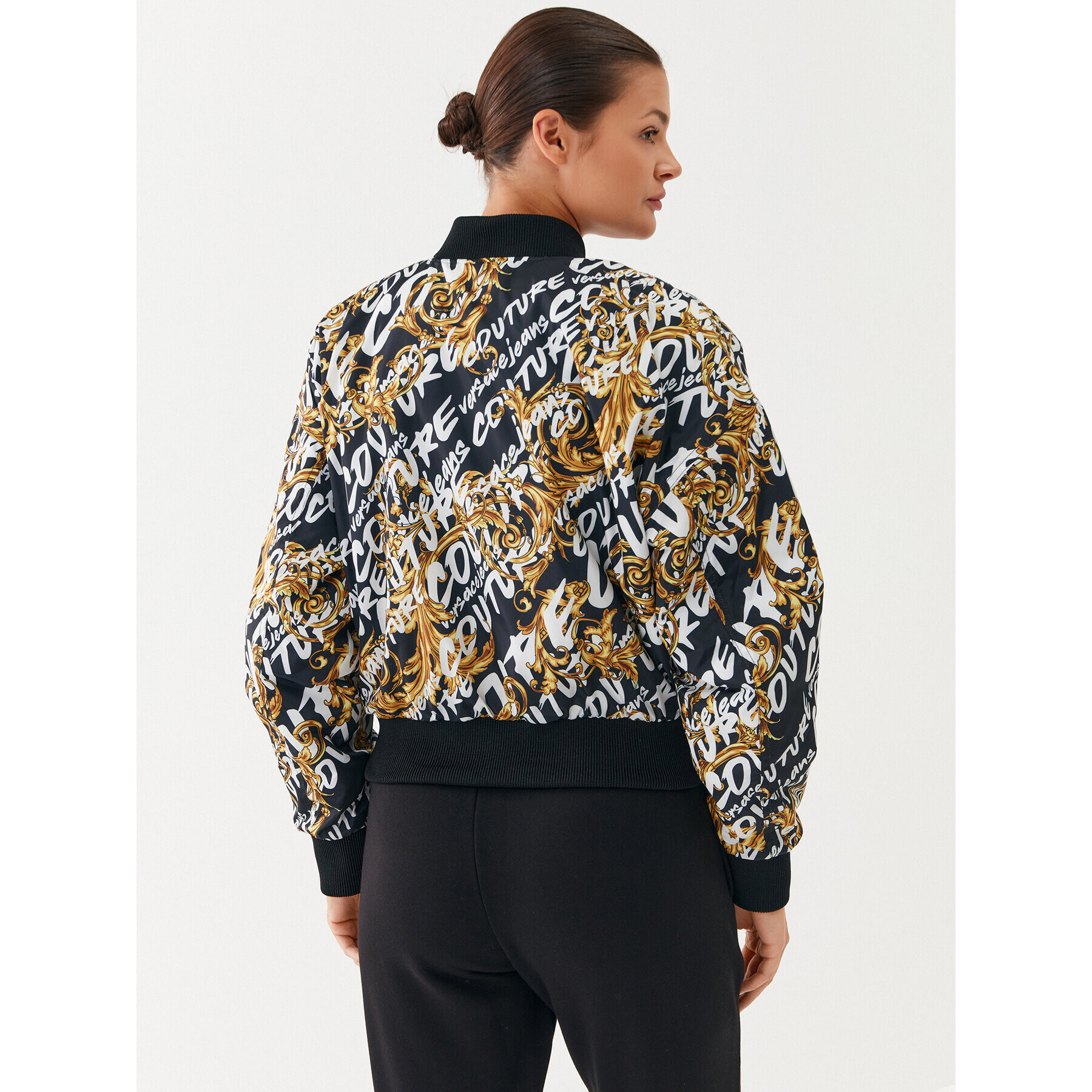 Versace Jeans Couture Bomber jakna 73HAT408 Pisana Relaxed Fit - Pepit.si