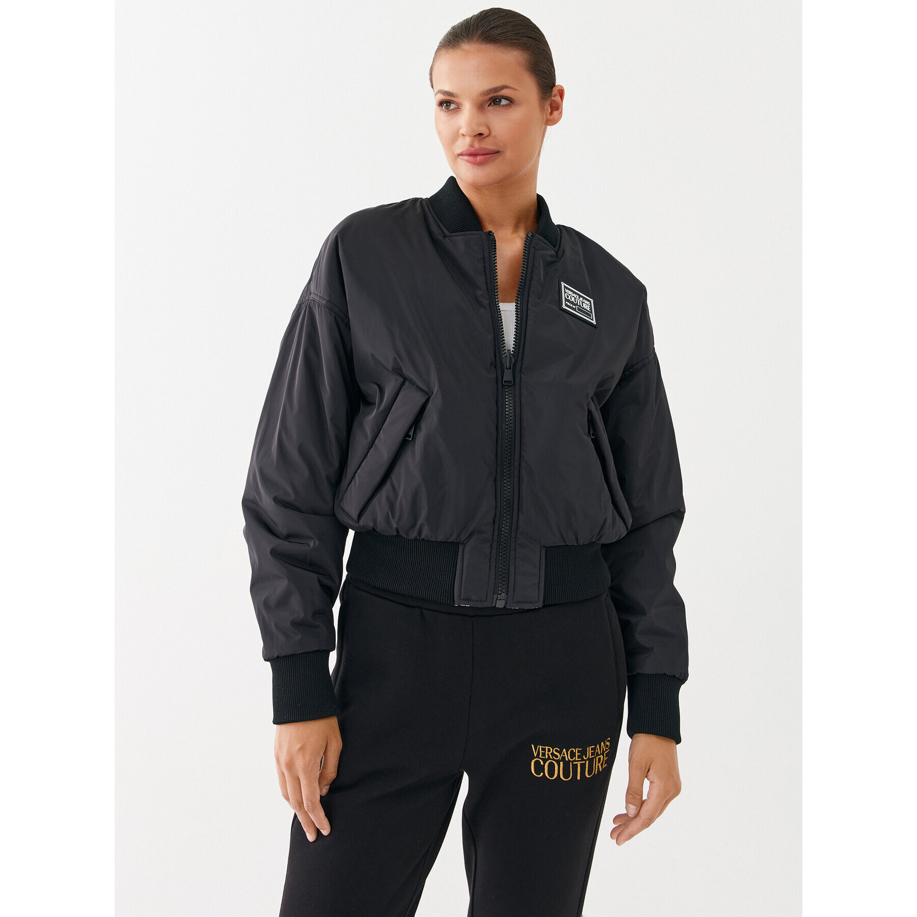 Versace Jeans Couture Bomber jakna 73HAT408 Pisana Relaxed Fit - Pepit.si