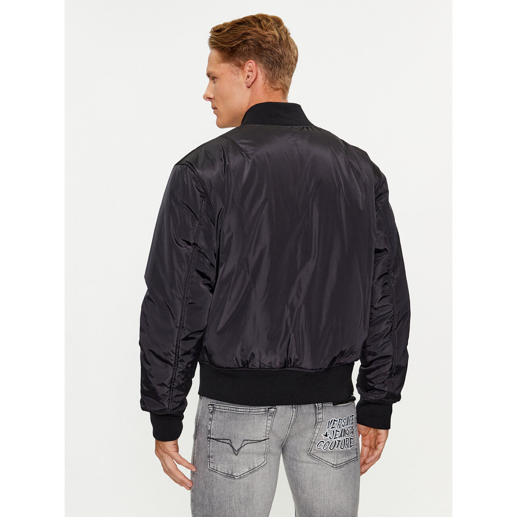 Versace Jeans Couture Bomber jakna 75GASD04 Črna Regular Fit - Pepit.si