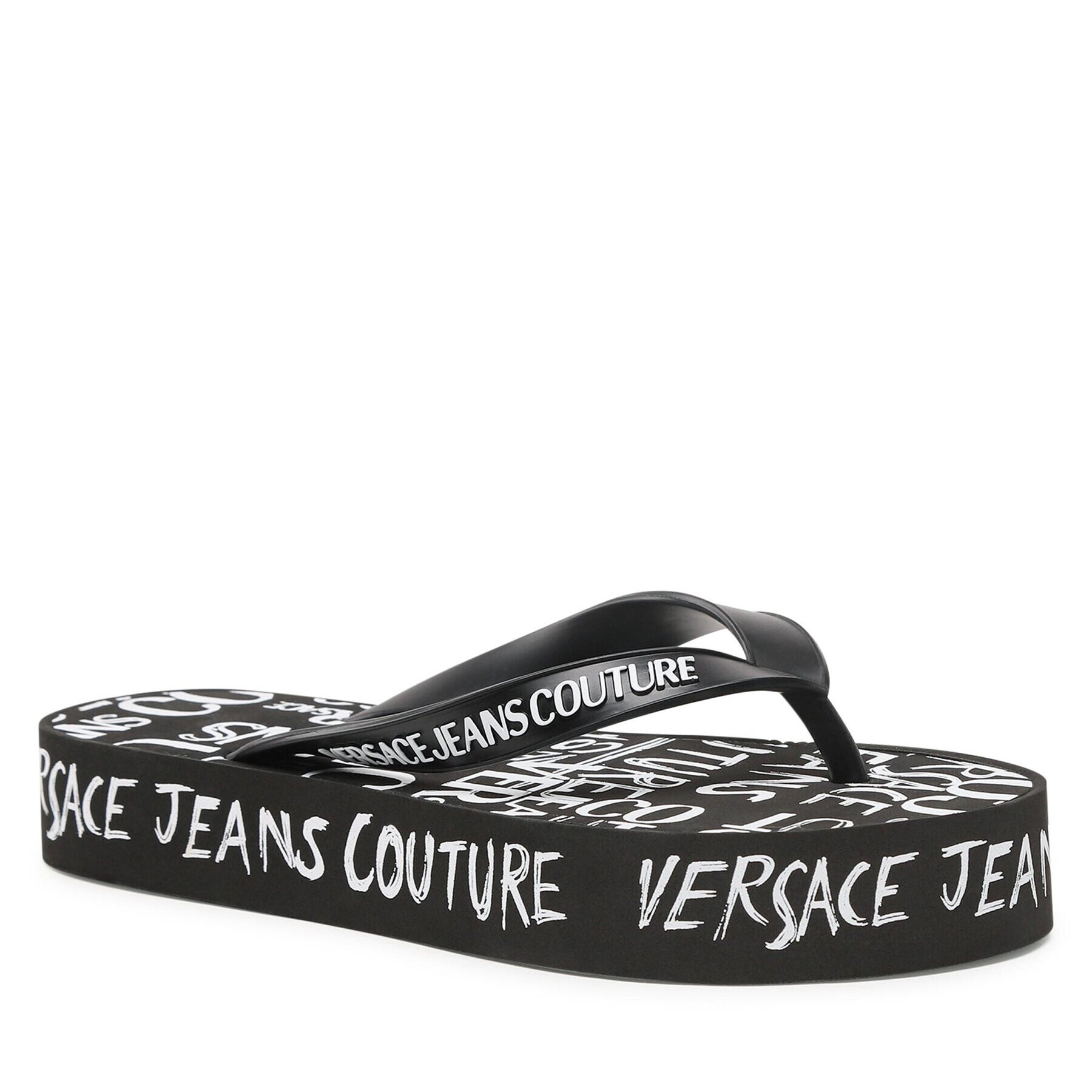 Versace Jeans Couture Japonke 74VA3SQ8 ZS624 Črna - Pepit.si