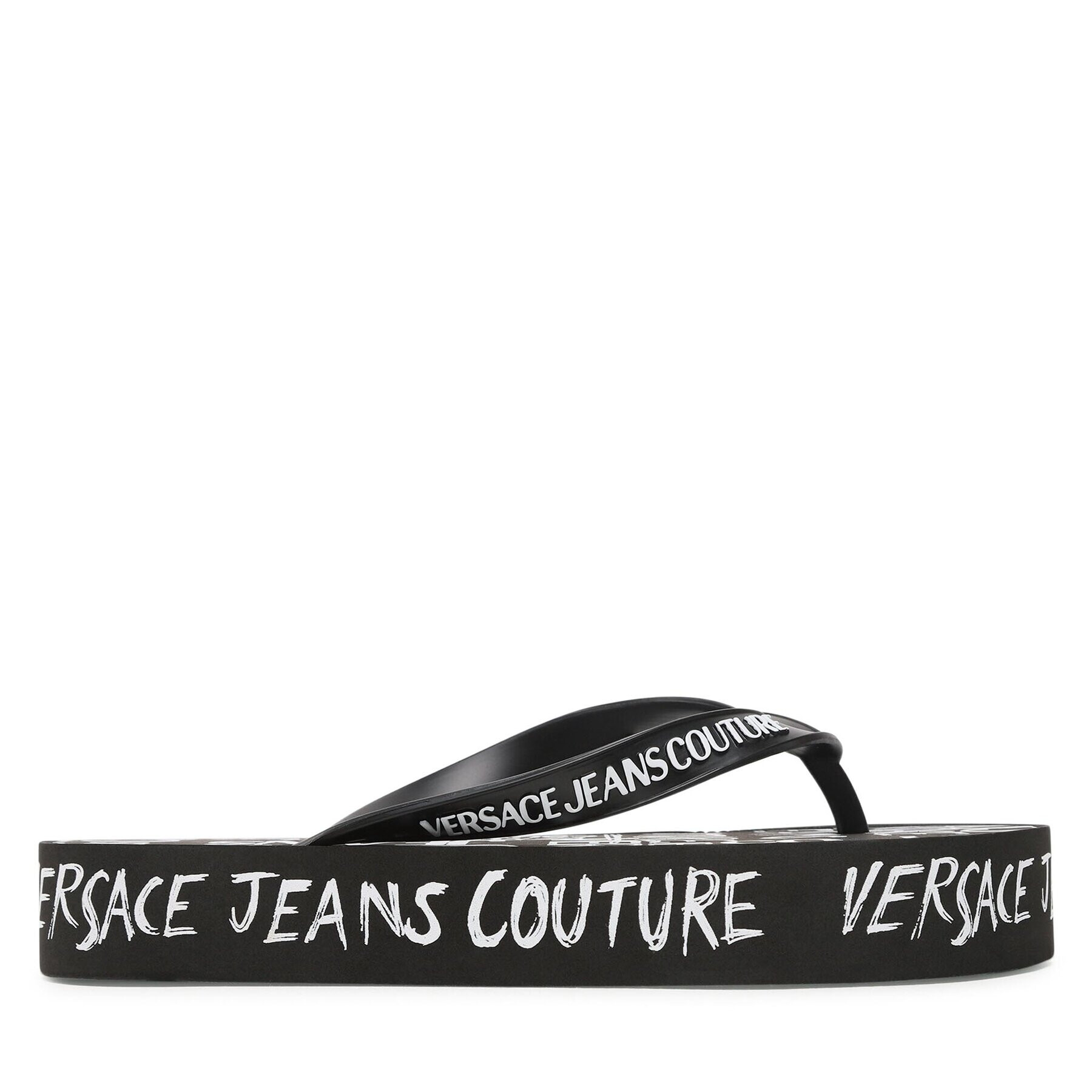 Versace Jeans Couture Japonke 74VA3SQ8 ZS624 Črna - Pepit.si