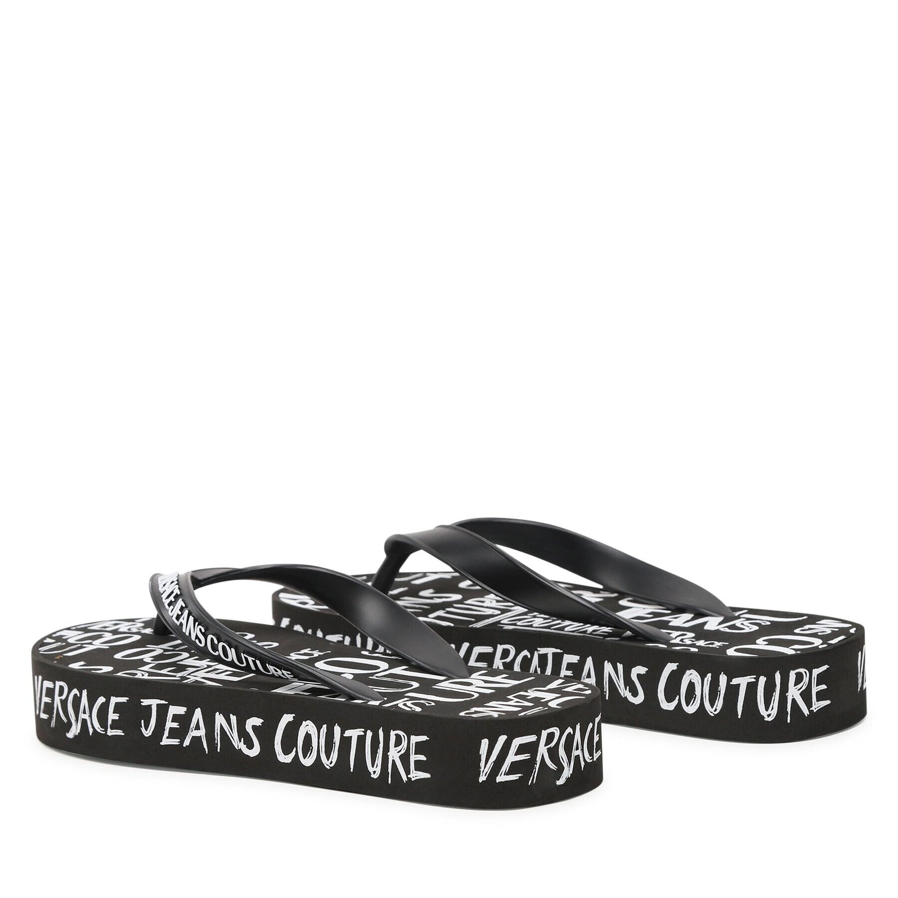 Versace Jeans Couture Japonke 74VA3SQ8 ZS624 Črna - Pepit.si