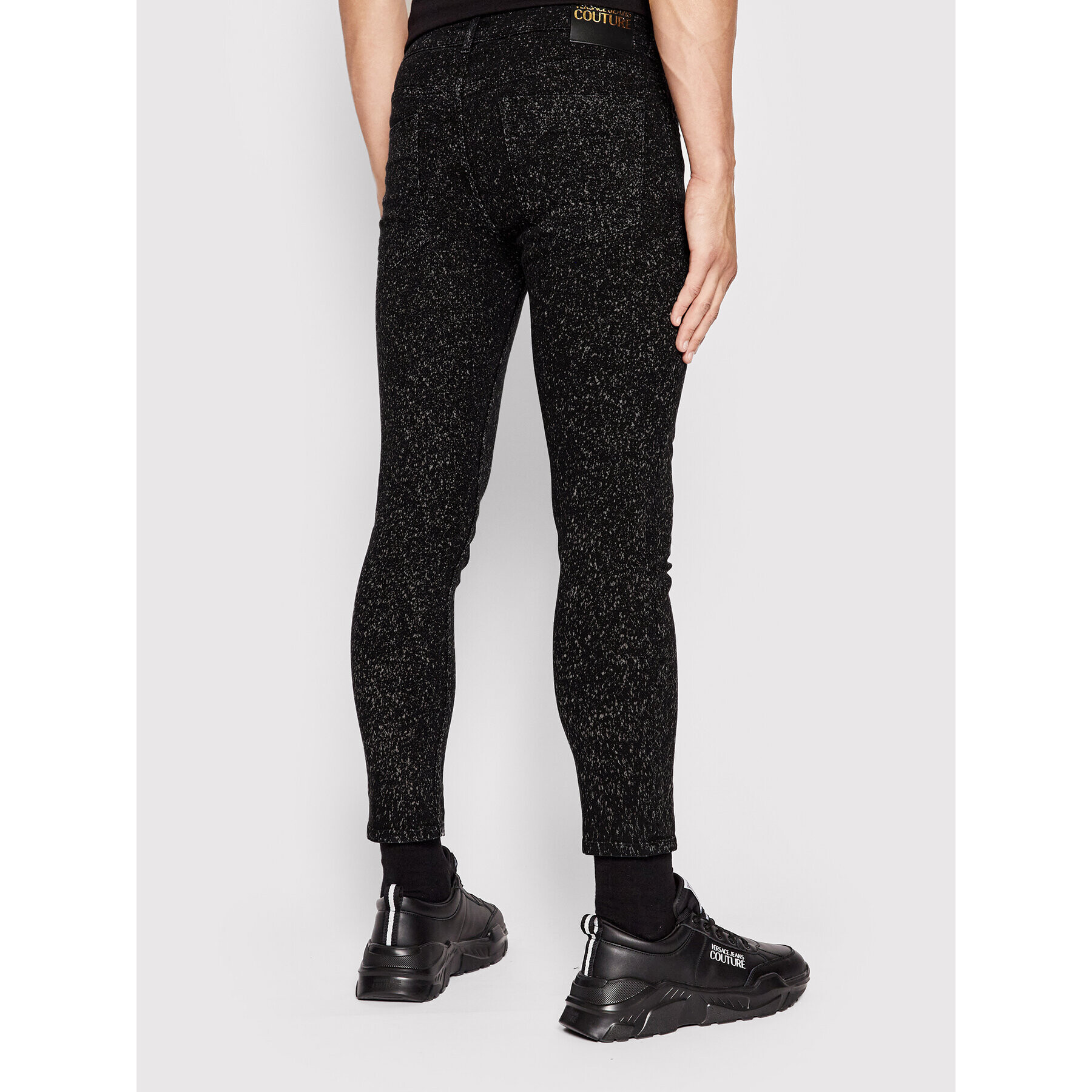 Versace Jeans Couture Jeans hlače 73GAB540 Črna Skinny Fit - Pepit.si