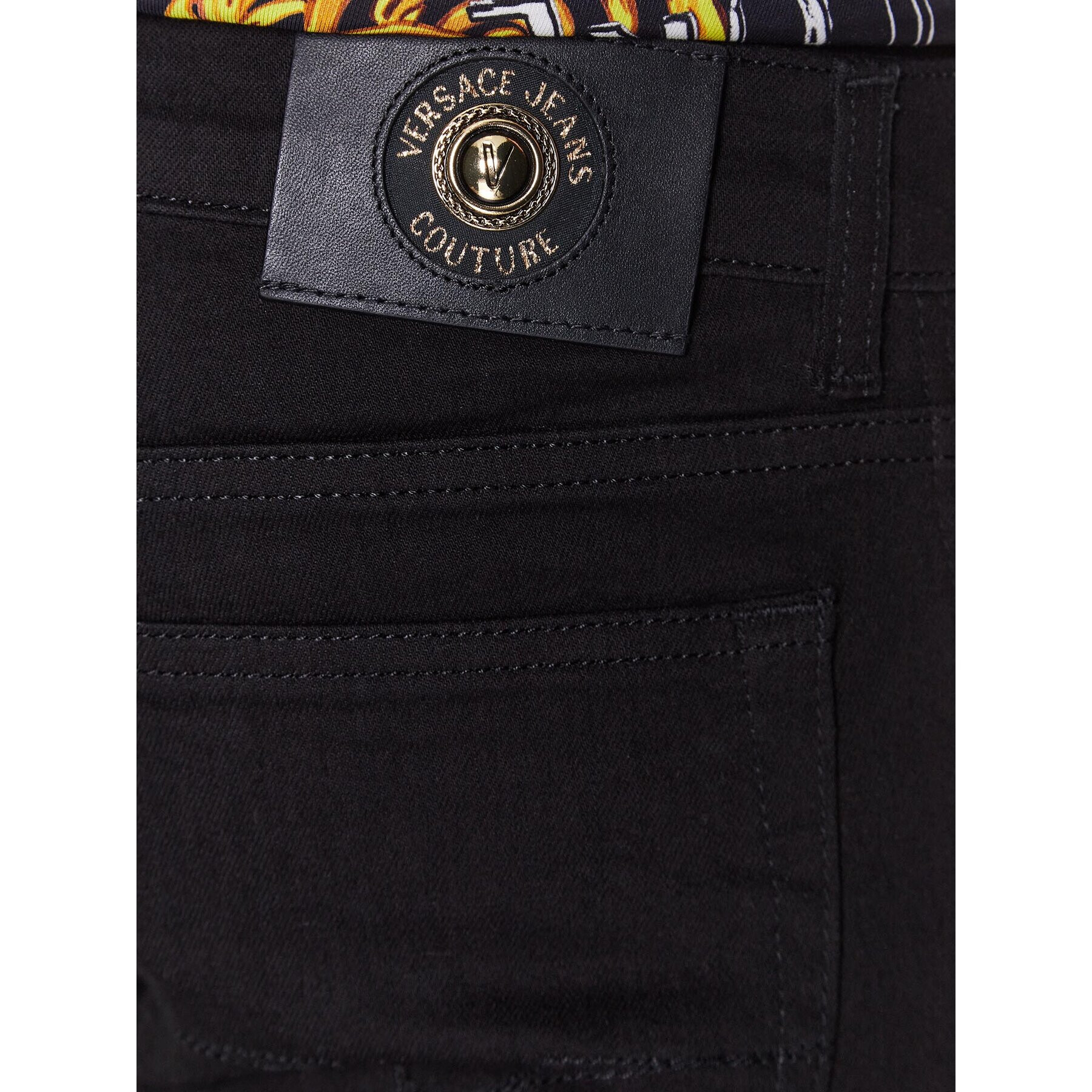 Versace Jeans Couture Jeans hlače 74GAB540 Črna Skinny Fit - Pepit.si