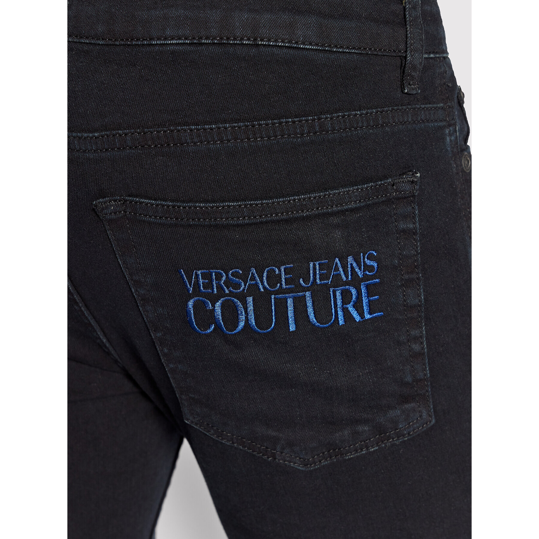 Versace Jeans Couture Jeans hlače Troy 73GAB544 Črna Skinny Fit - Pepit.si