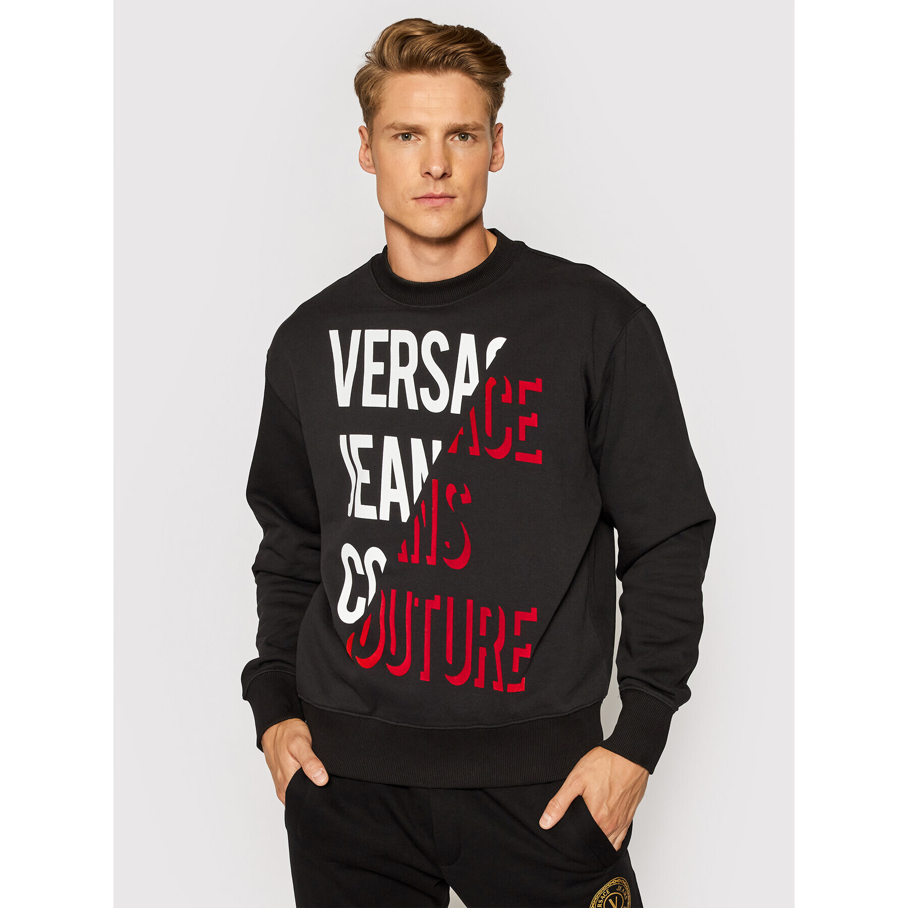 Versace Jeans Couture Jopa 71GAIF04 Črna Regular Fit - Pepit.si