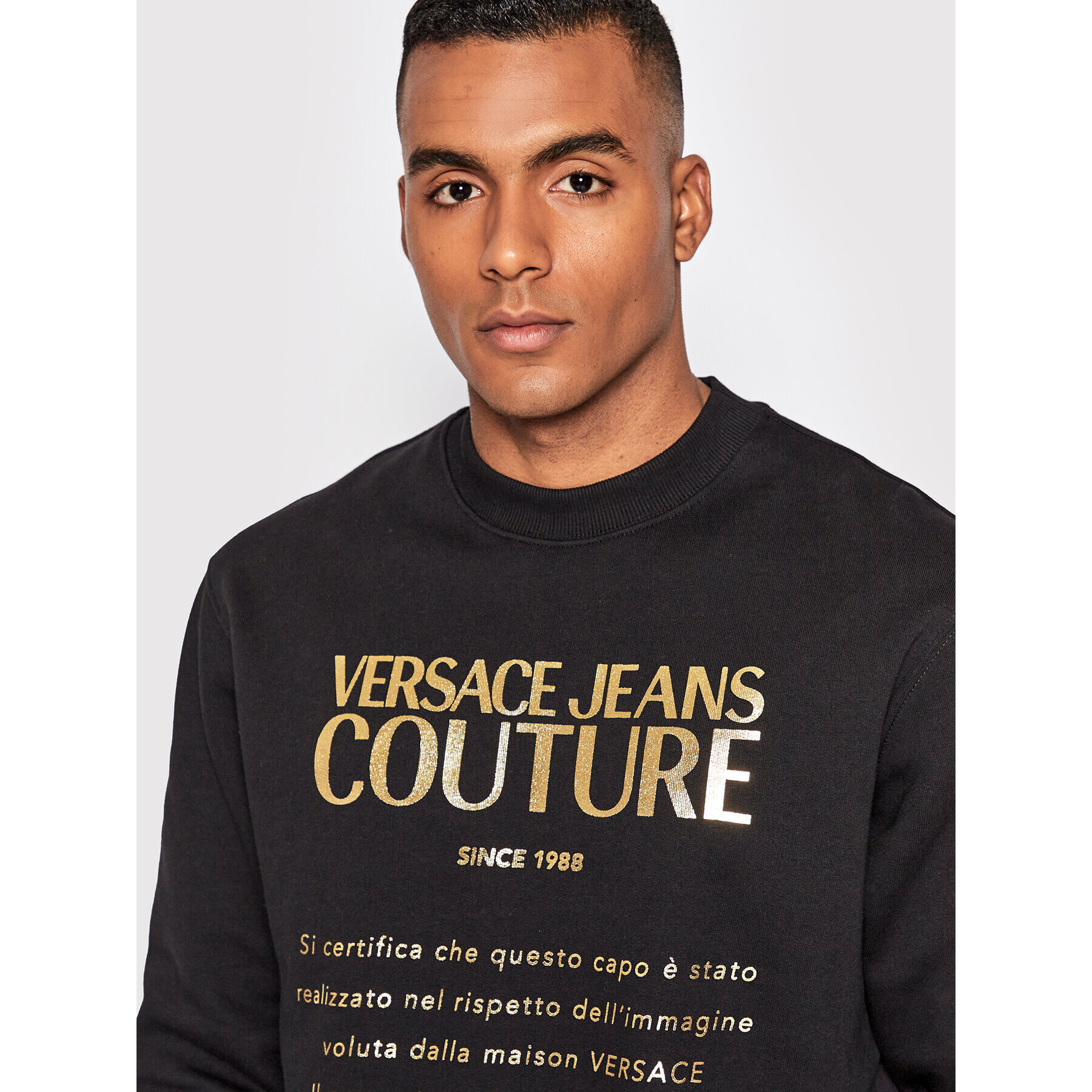 Versace Jeans Couture Jopa Warranty Foil 73GAIT26 Črna Regular Fit - Pepit.si