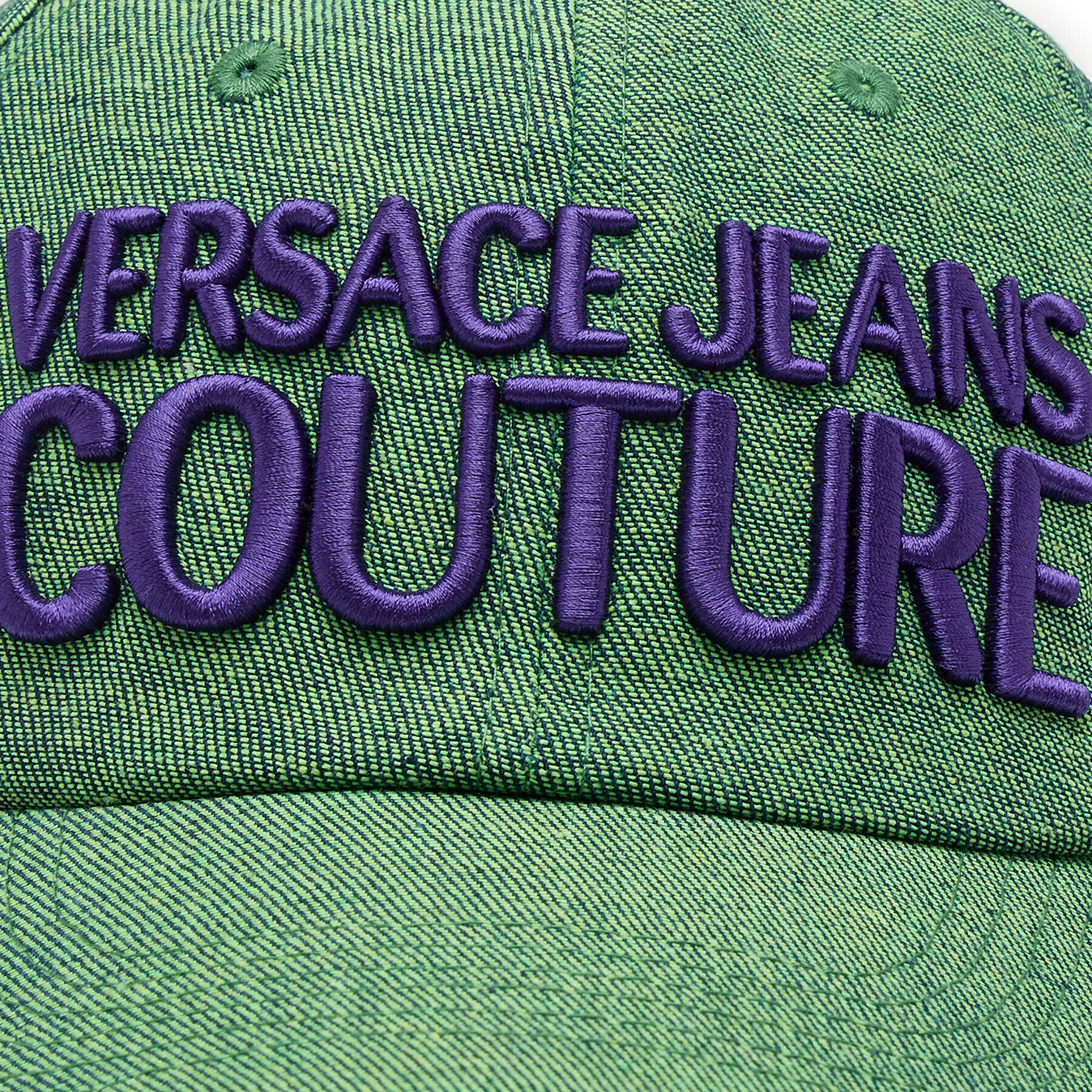 Versace Jeans Couture Kapa s šiltom 74YAZK28 Zelena - Pepit.si