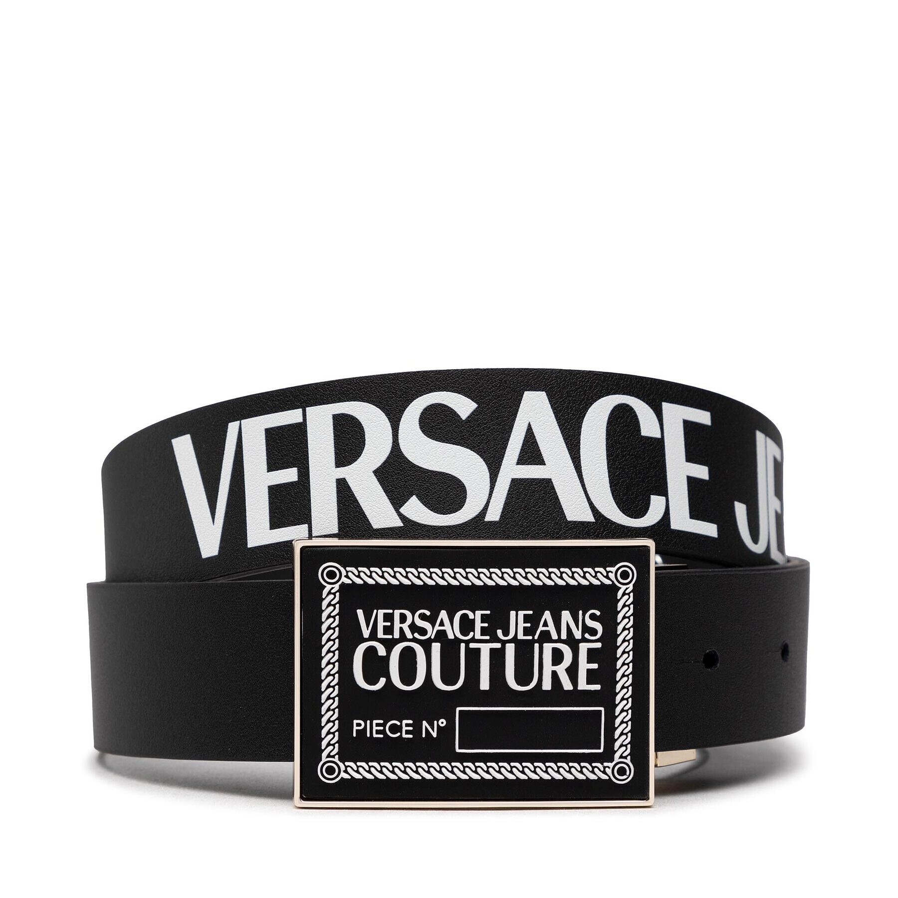 Versace Jeans Couture Moški pas 73YA6F21 Črna - Pepit.si