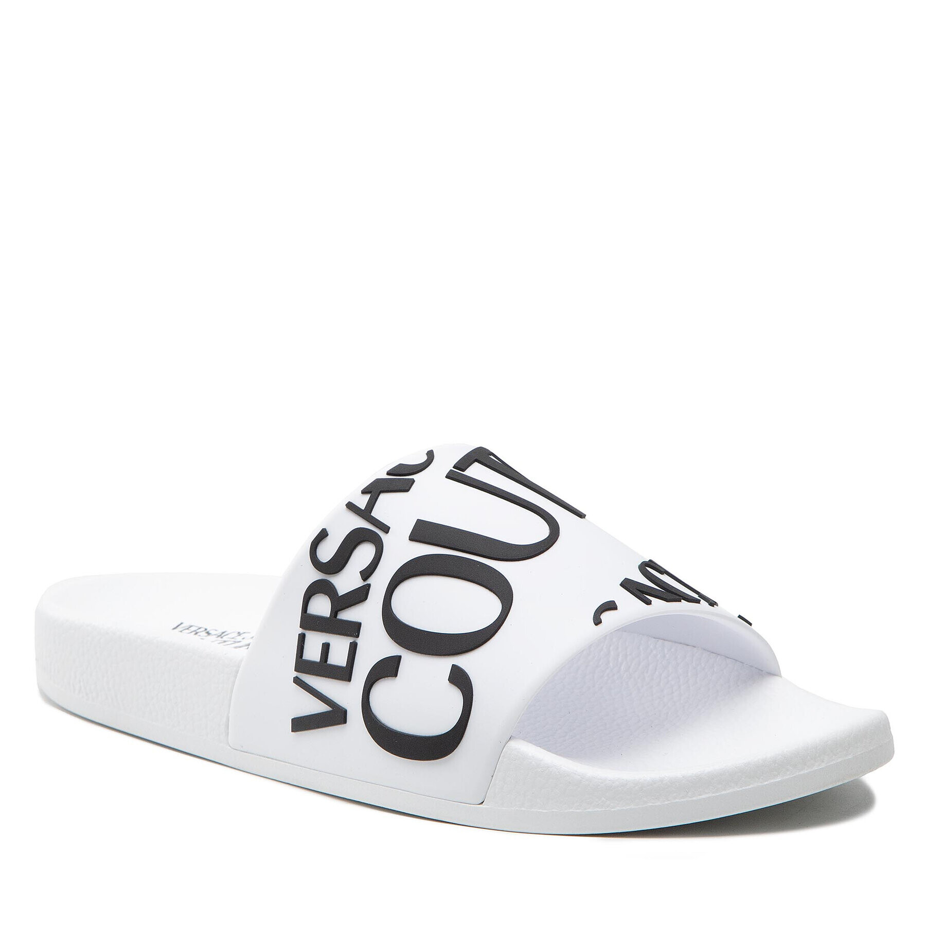 Versace Jeans Couture Natikači 73YA3SQ1 Bela - Pepit.si