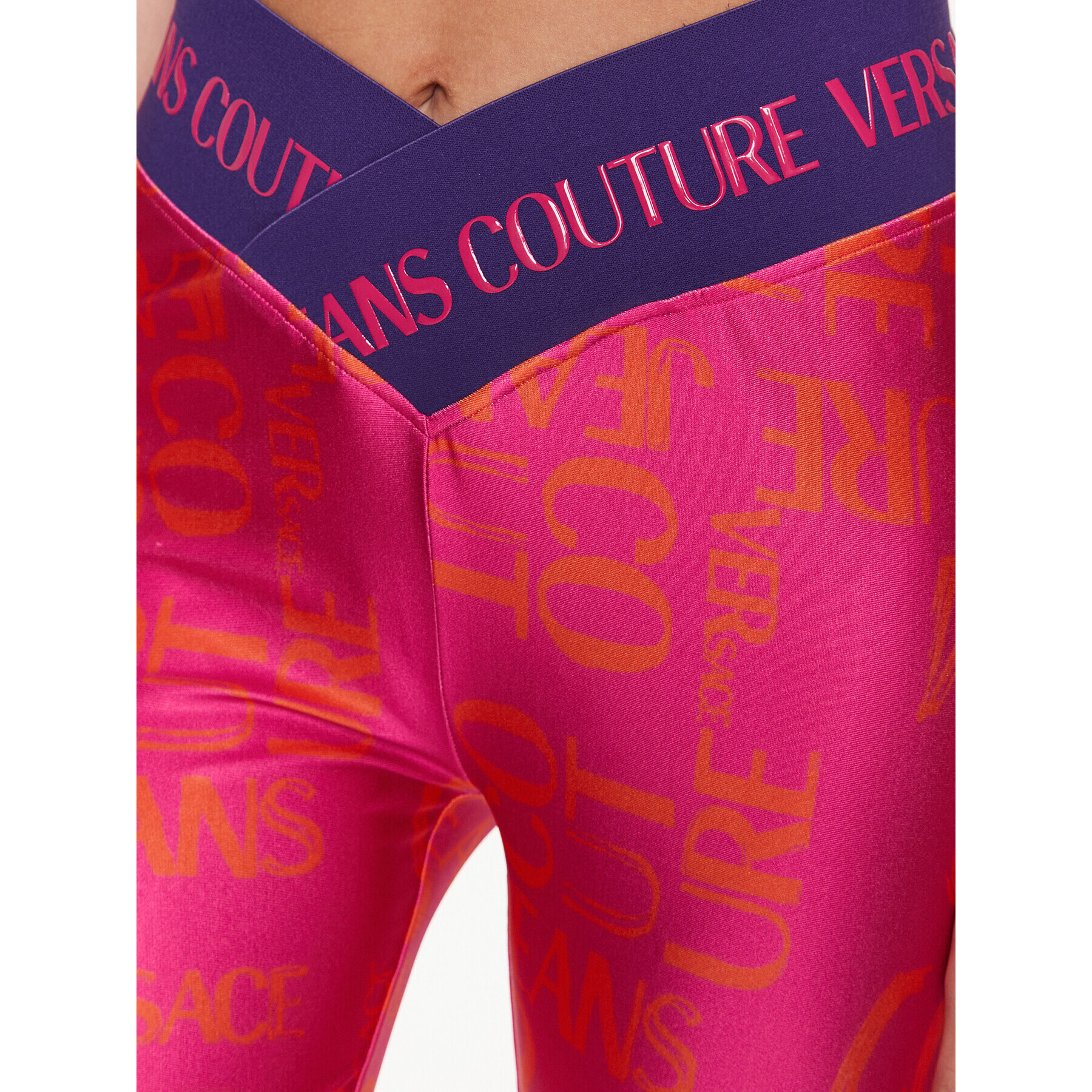 Versace Jeans Couture Pajkice 74HAC113 Roza Slim Fit - Pepit.si