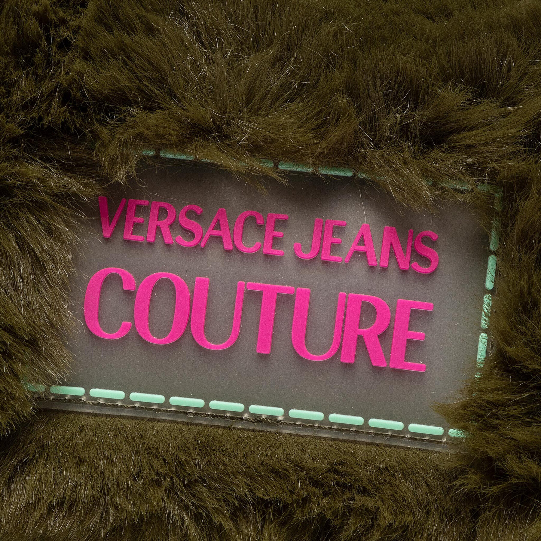 Versace Jeans Couture Ročna torba 73VA4BB4 Zelena - Pepit.si