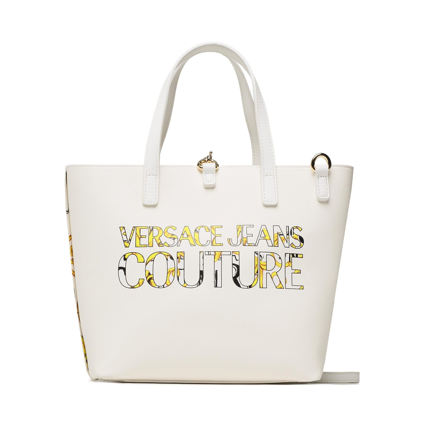 Versace Jeans Couture Ročna torba 74VA4BZ2 Bela - Pepit.si