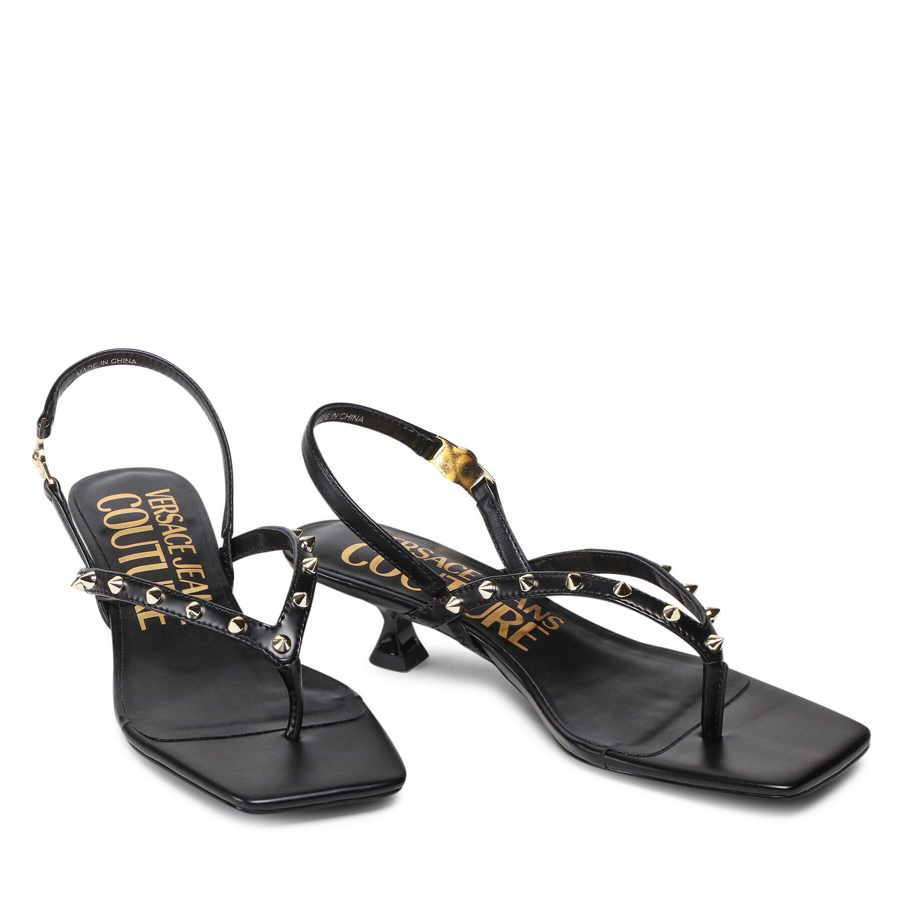 Versace Jeans Couture Sandali 72VA3S41 Črna - Pepit.si