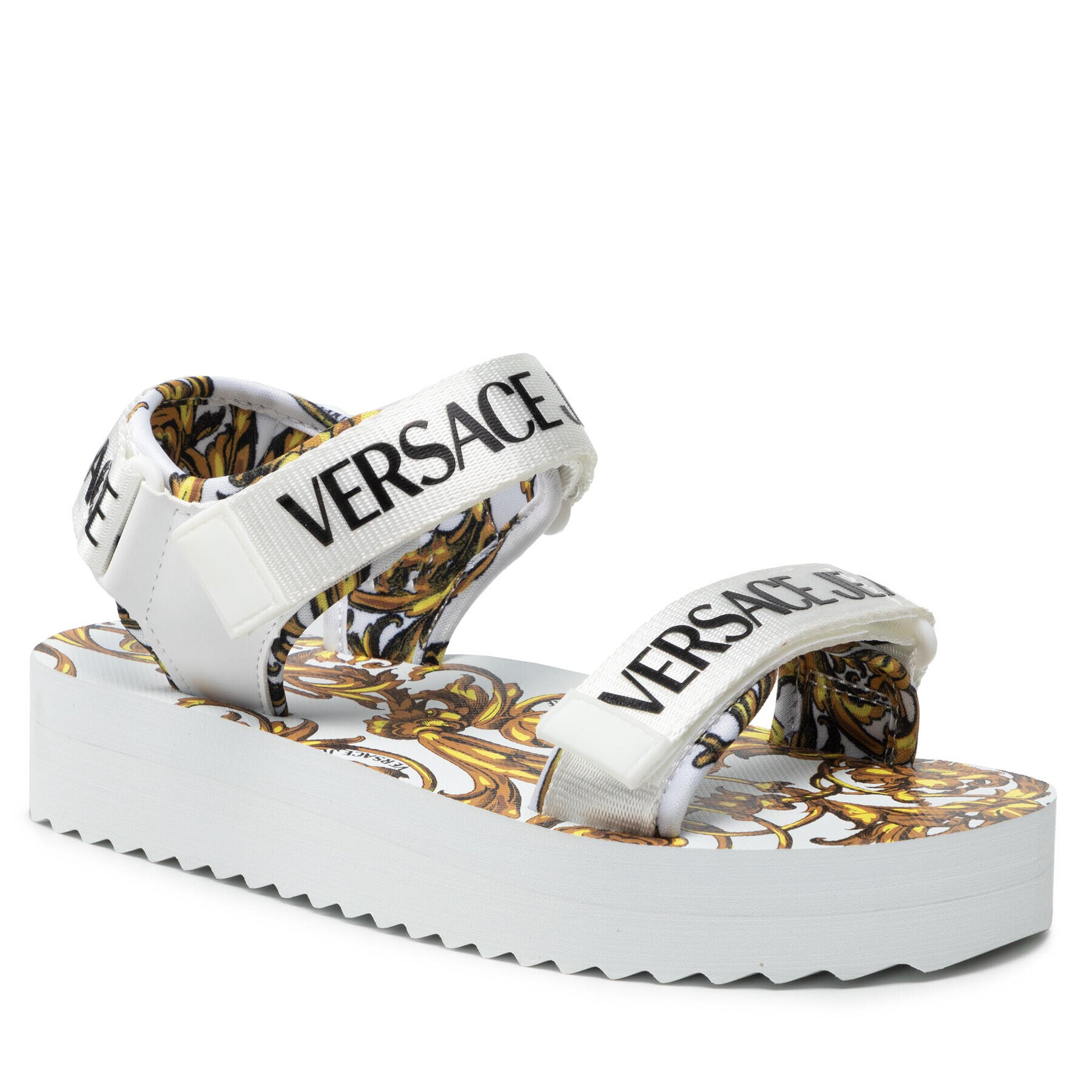 Versace Jeans Couture Sandali 72VA3SX4 Bela - Pepit.si