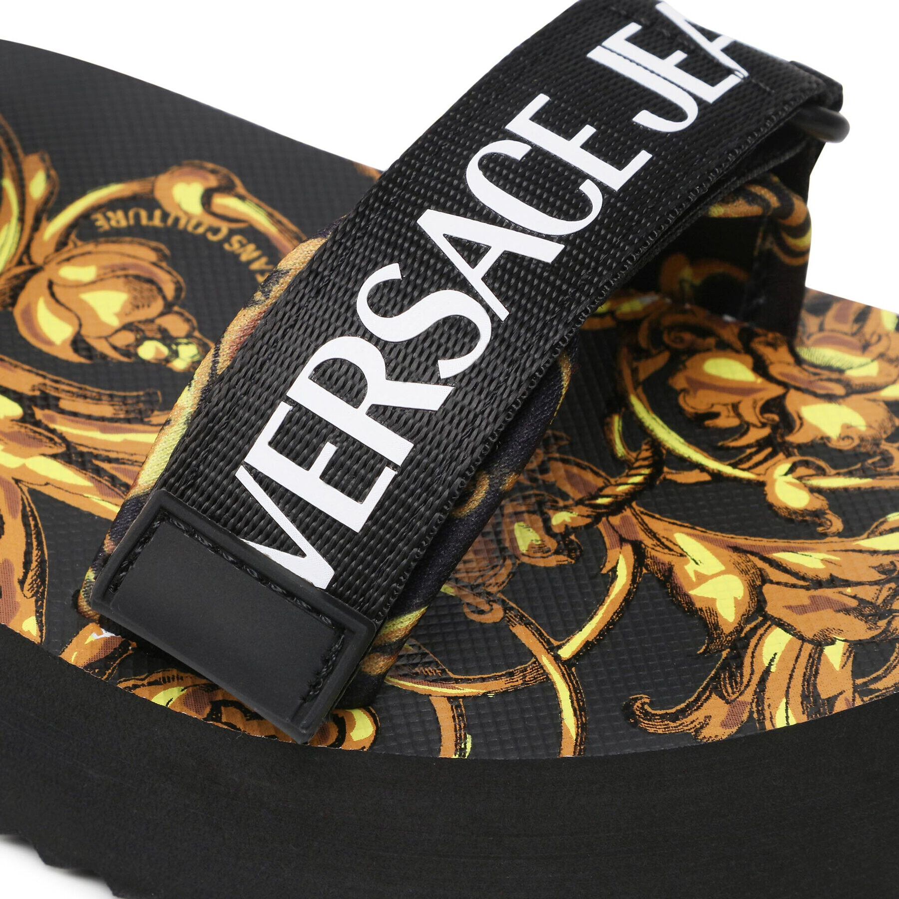 Versace Jeans Couture Sandali 72VA3SX4 Črna - Pepit.si