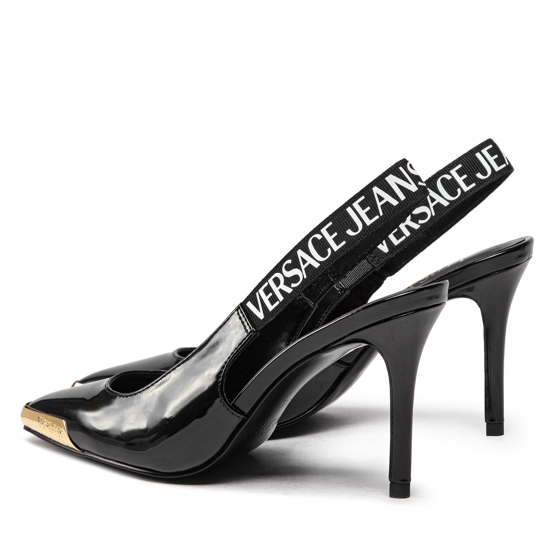 Versace Jeans Couture Sandali 73VA3S52 Črna - Pepit.si