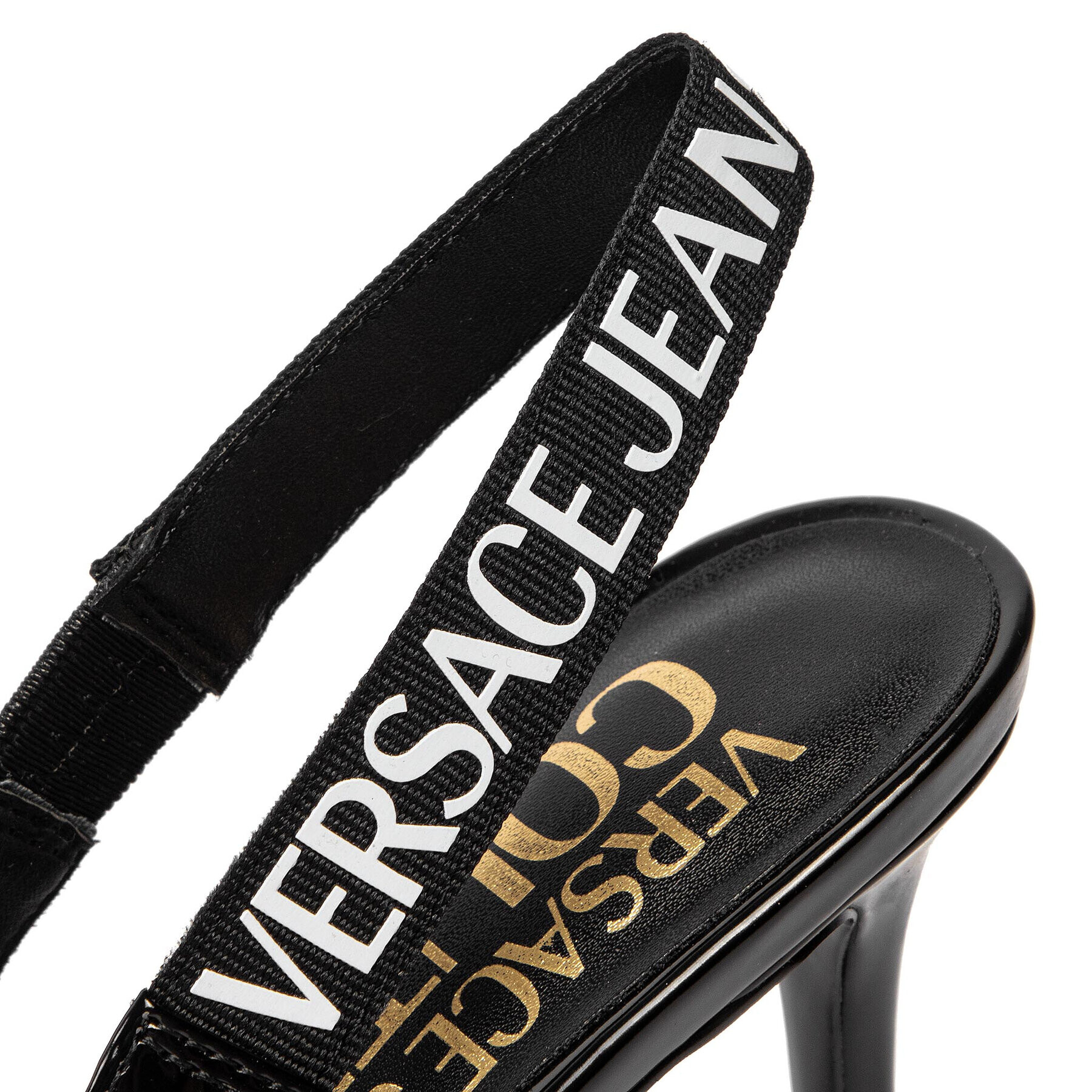 Versace Jeans Couture Sandali 73VA3S52 Črna - Pepit.si