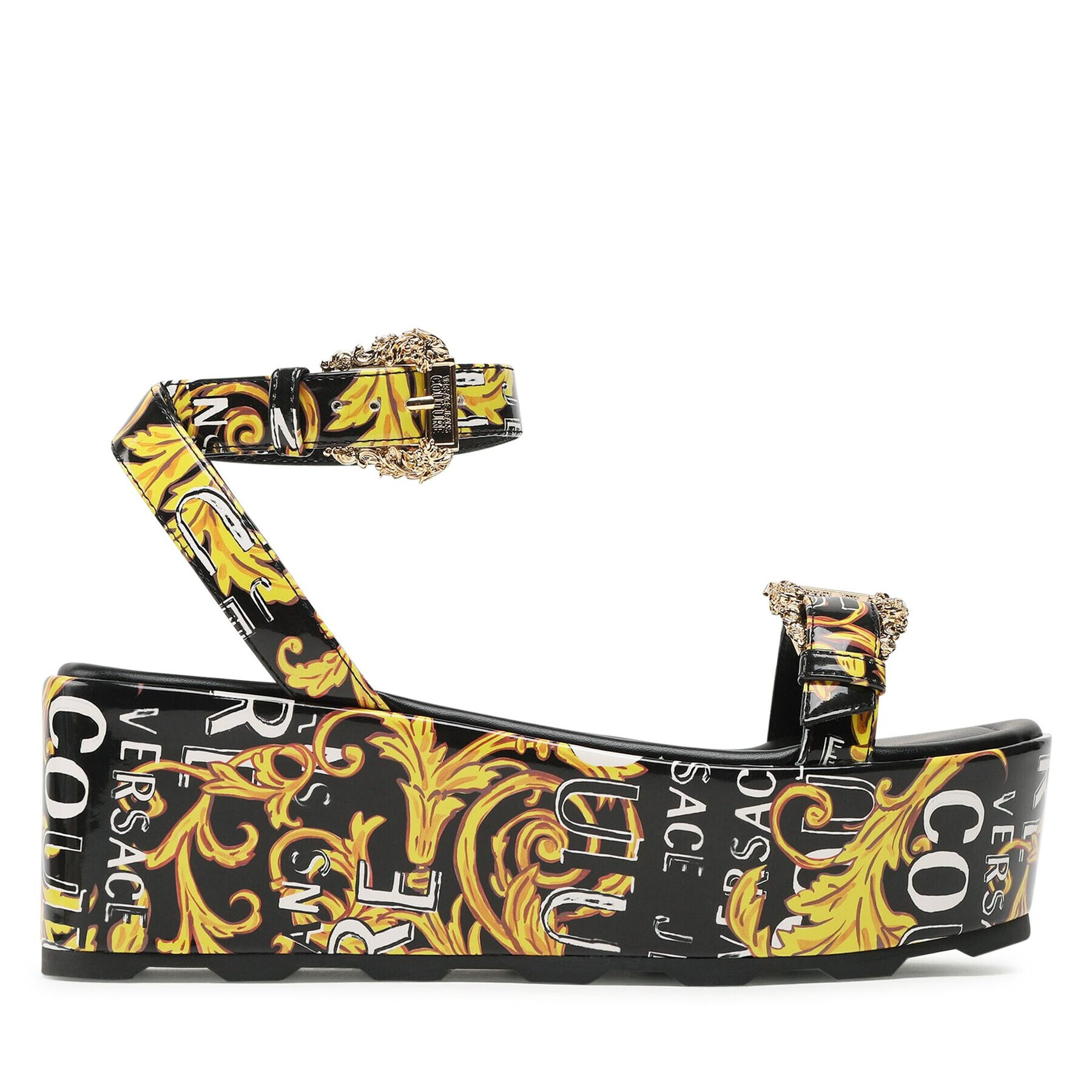 Versace Jeans Couture Sandali 74VA3S06 Črna - Pepit.si