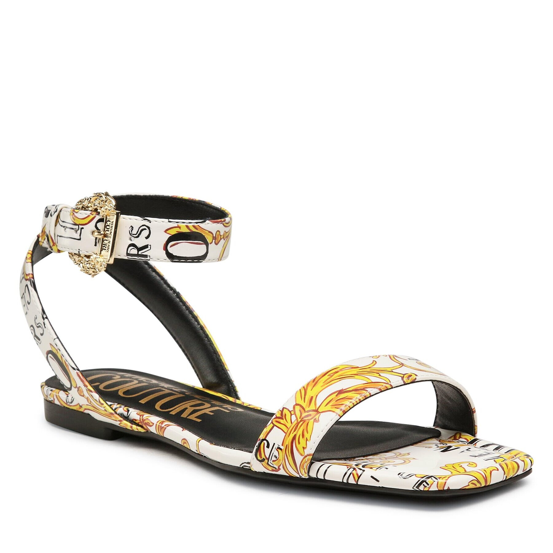 Versace Jeans Couture Sandali 74VA3S61 Bela - Pepit.si