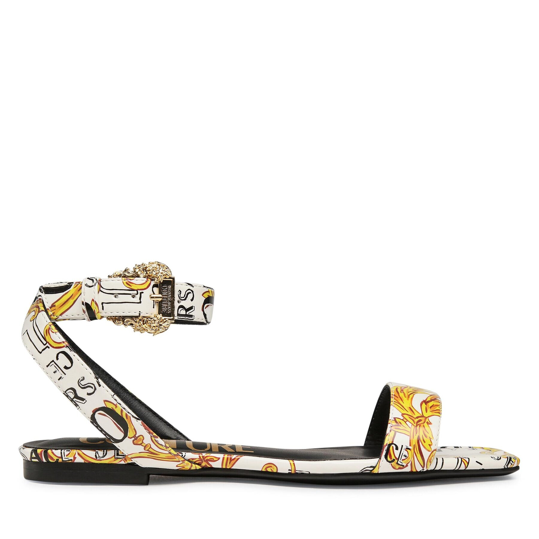 Versace Jeans Couture Sandali 74VA3S61 Bela - Pepit.si