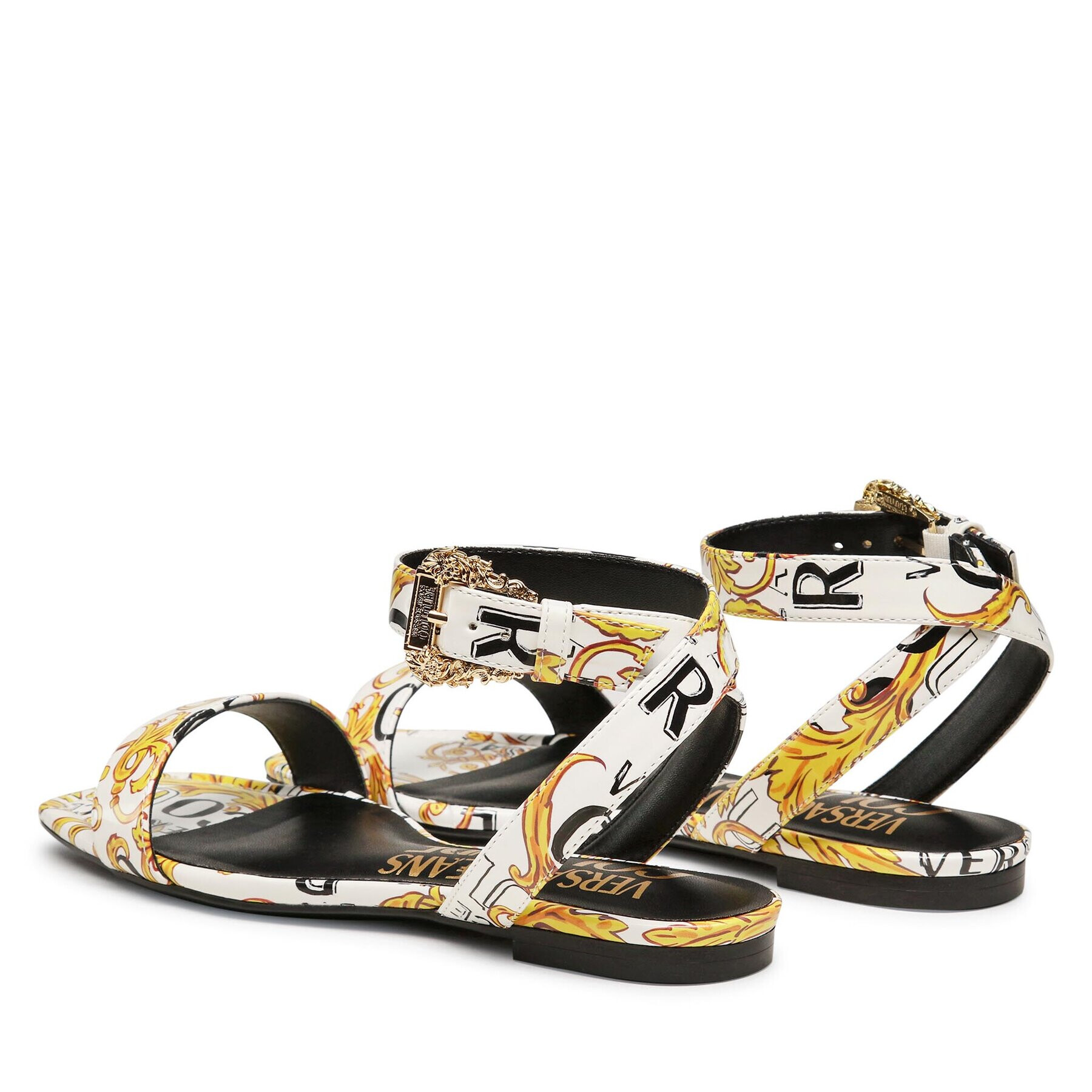 Versace Jeans Couture Sandali 74VA3S61 Bela - Pepit.si