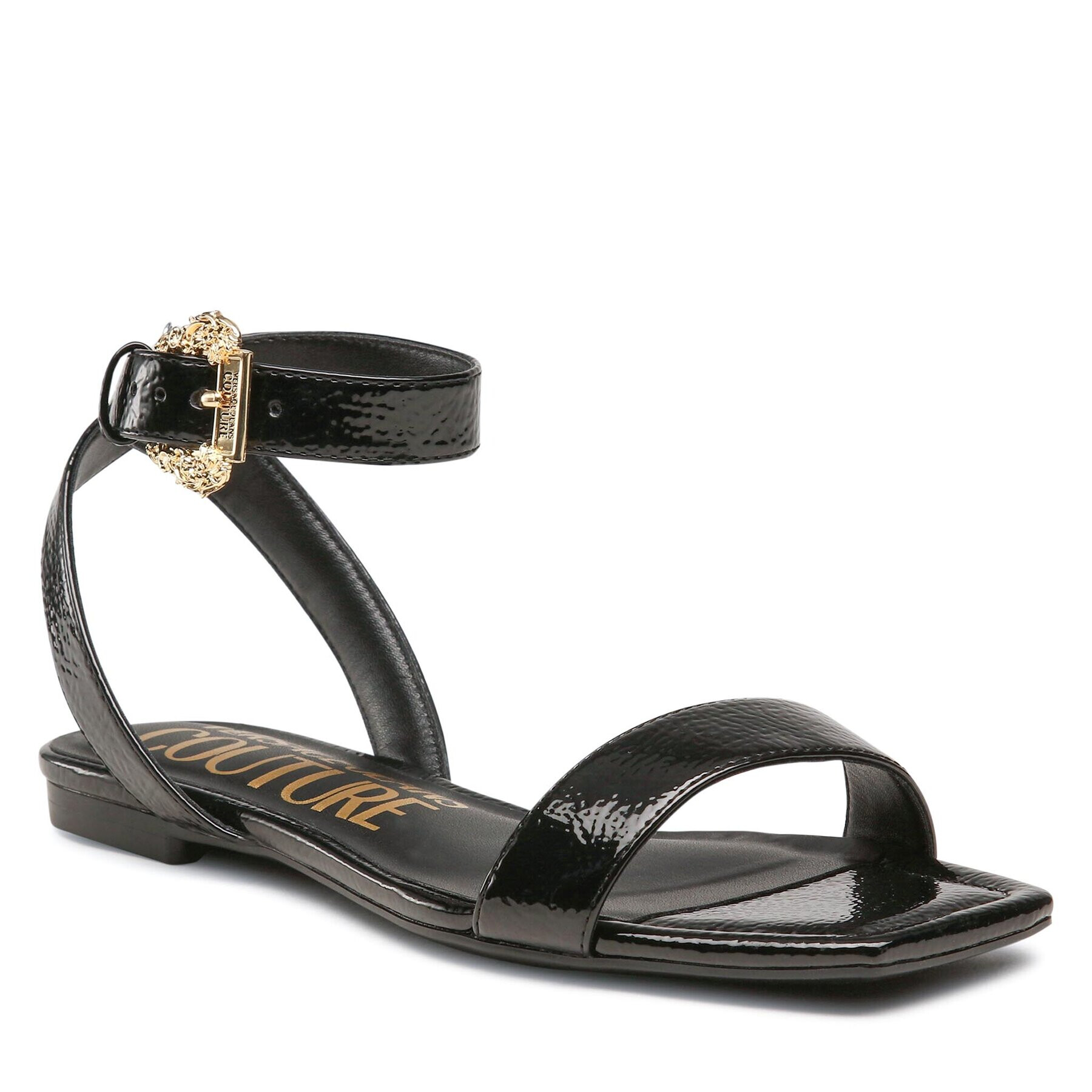 Versace Jeans Couture Sandali 74VA3S61 Črna - Pepit.si