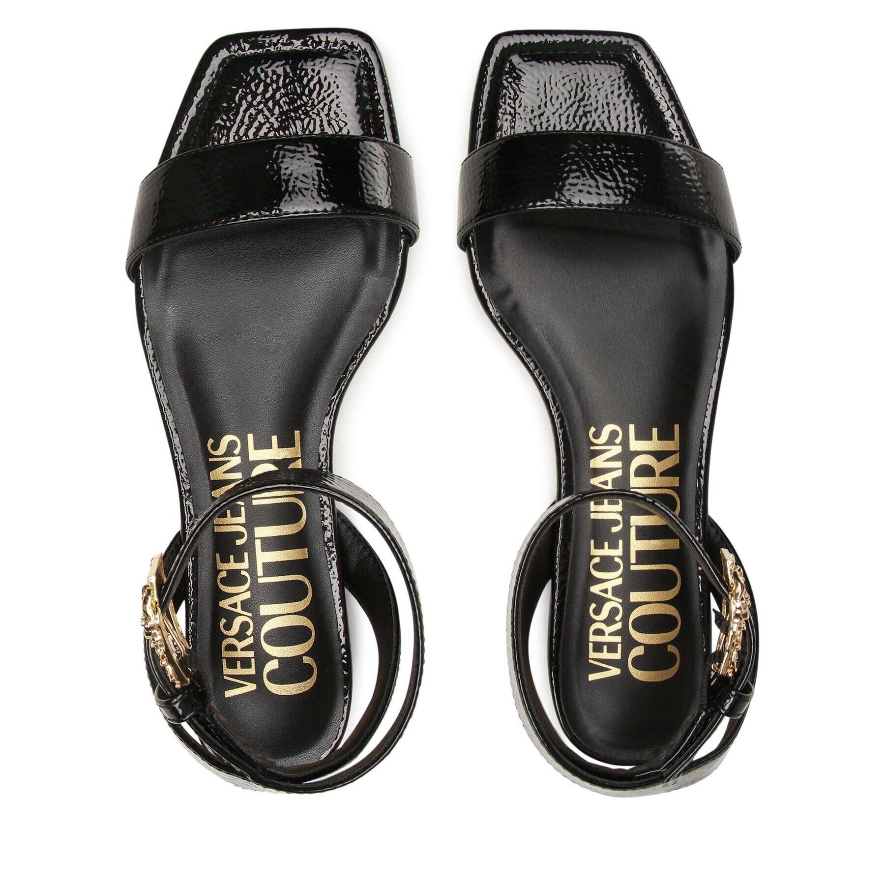 Versace Jeans Couture Sandali 74VA3S61 Črna - Pepit.si