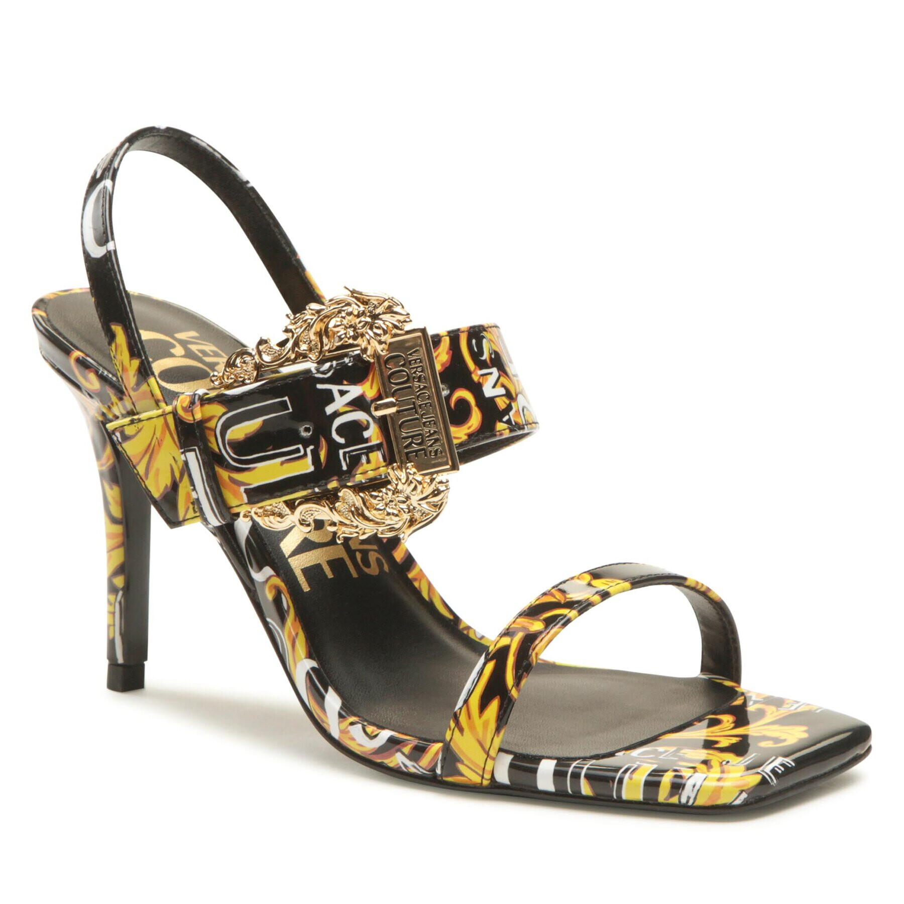 Versace Jeans Couture Sandali 74VA3S71 Črna - Pepit.si