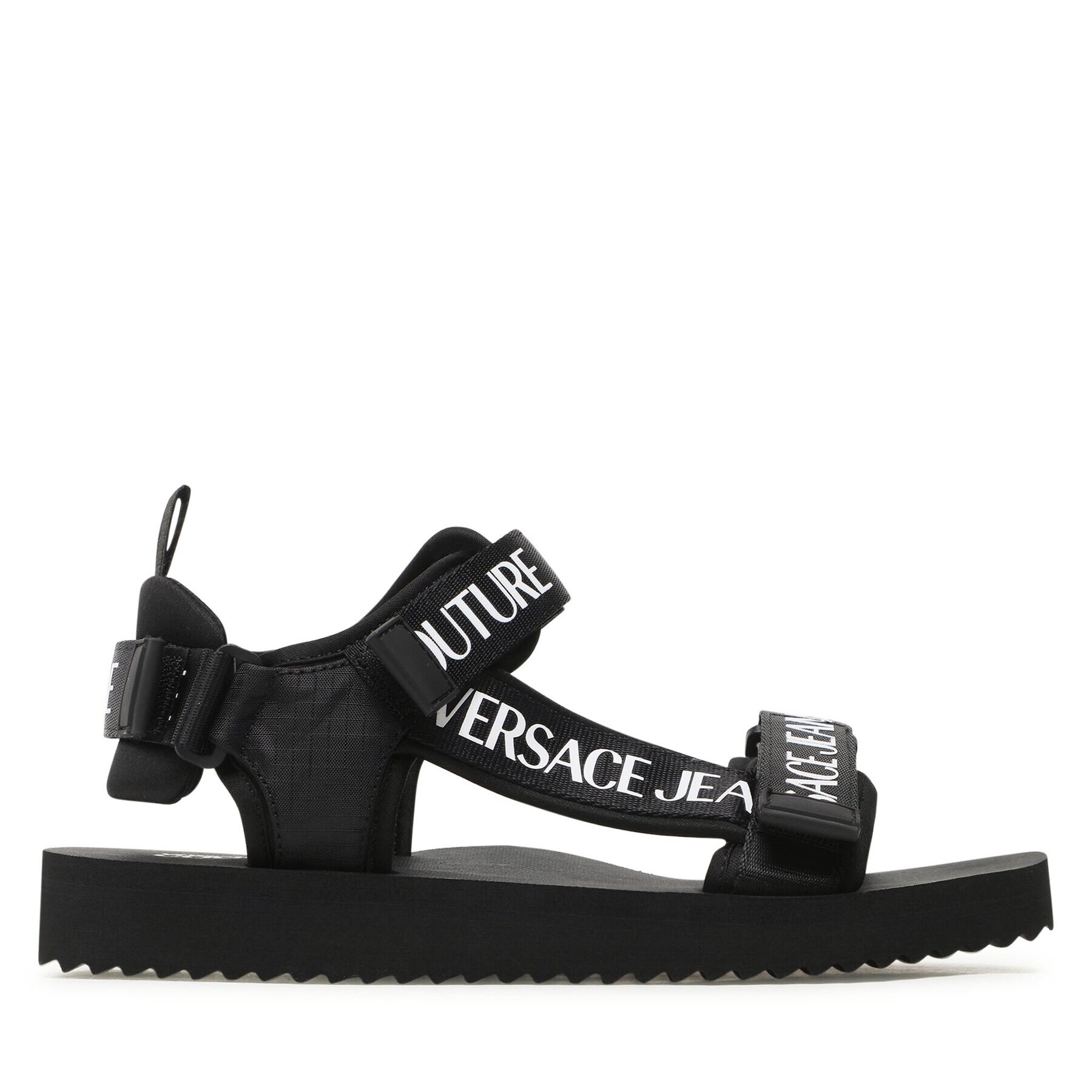 Versace Jeans Couture Sandali 74YA3S7B Črna - Pepit.si