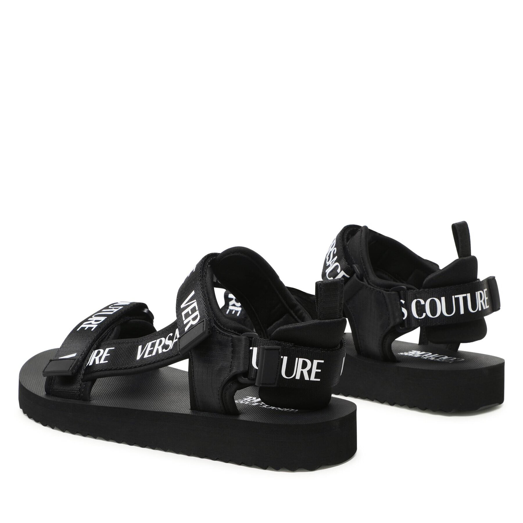 Versace Jeans Couture Sandali 74YA3S7B Črna - Pepit.si