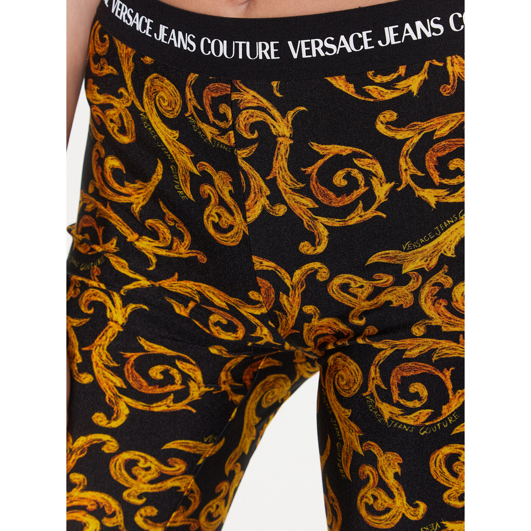 Versace Jeans Couture Športne kratke hlače 74HAC106 Črna Slim Fit - Pepit.si