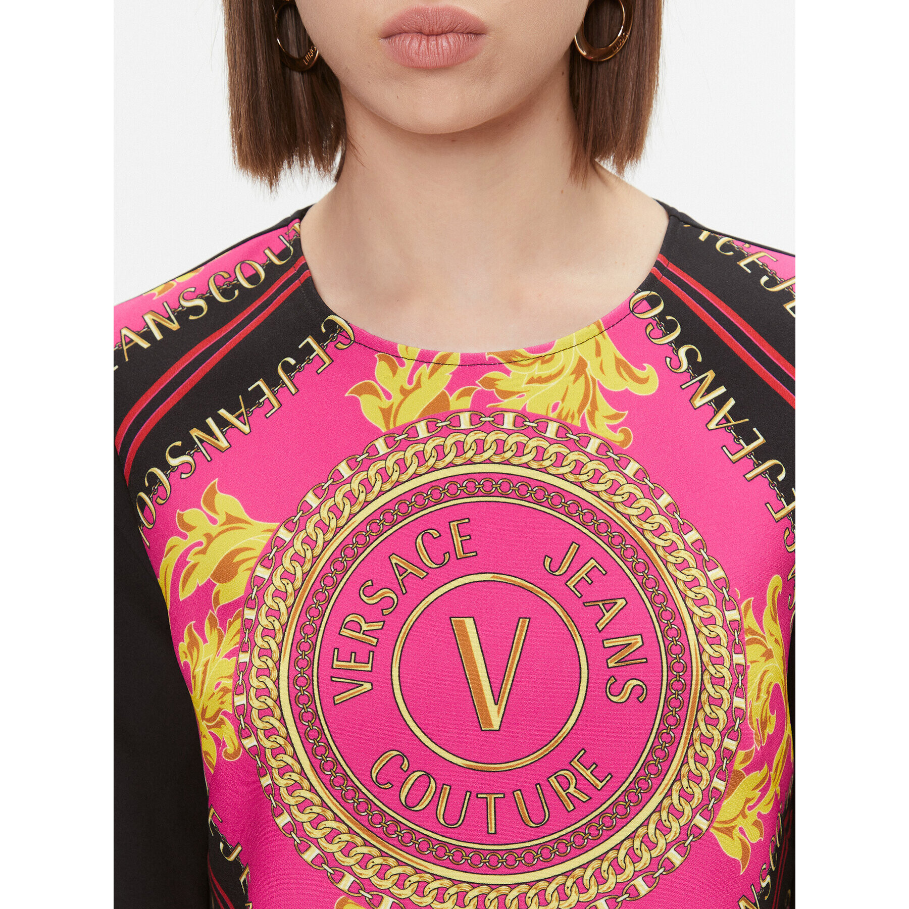 Versace Jeans Couture Vsakodnevna obleka 75HAO921 Pisana Regular Fit - Pepit.si