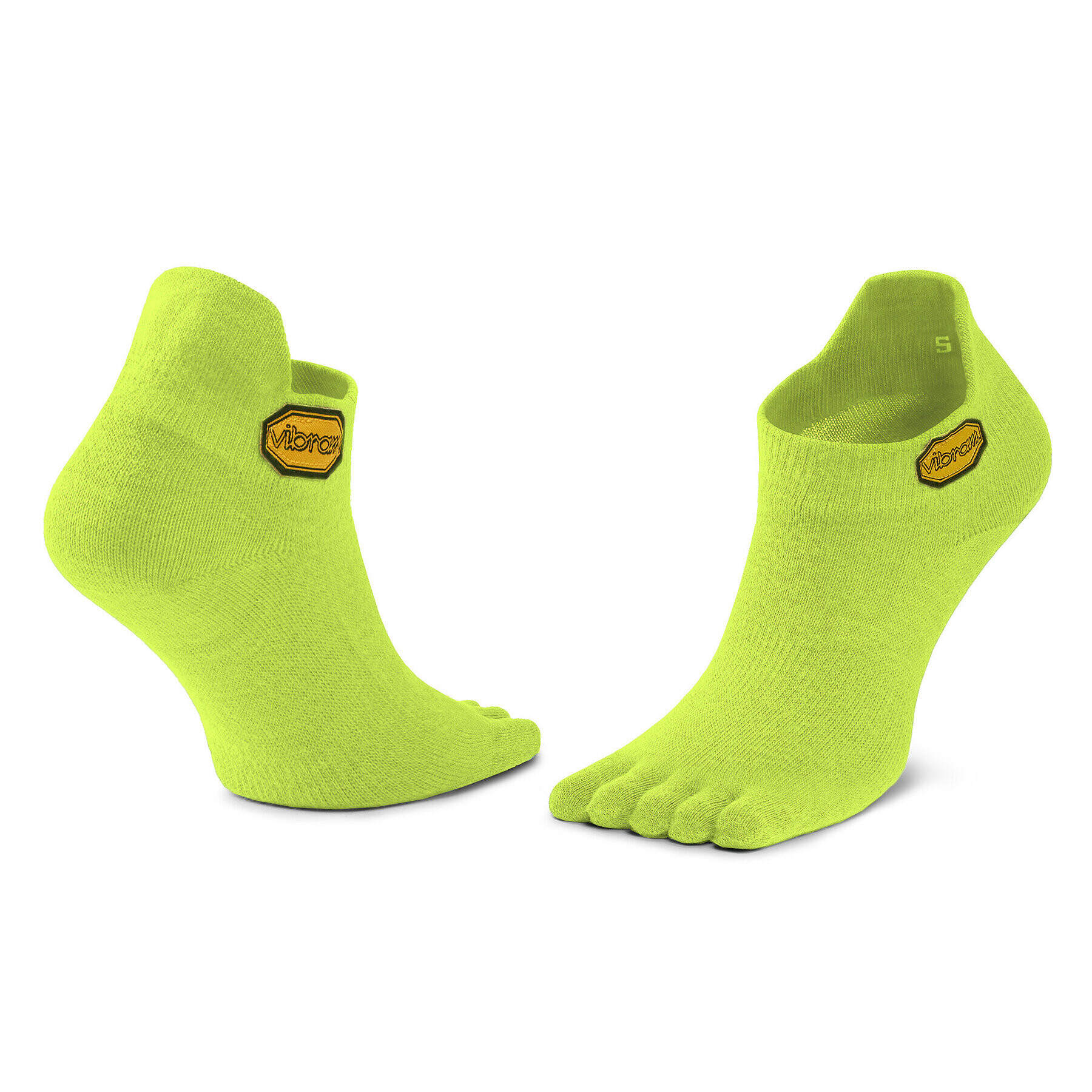 Vibram Fivefingers Unisex nizke nogavice Athletic No Show S18N02 Rumena - Pepit.si