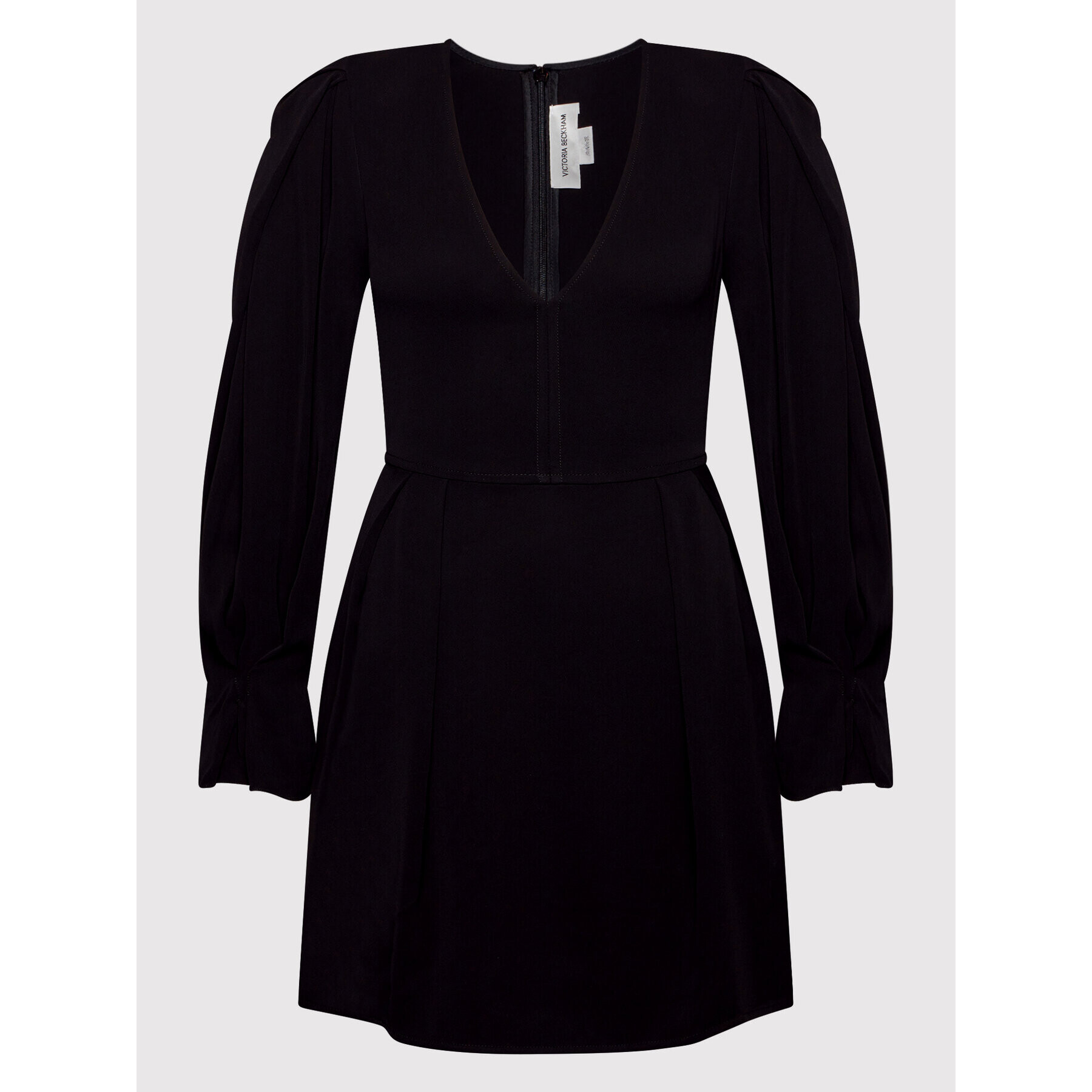 Victoria Victoria Beckham Cocktail obleka 1122WDR003389B Črna Regular Fit - Pepit.si