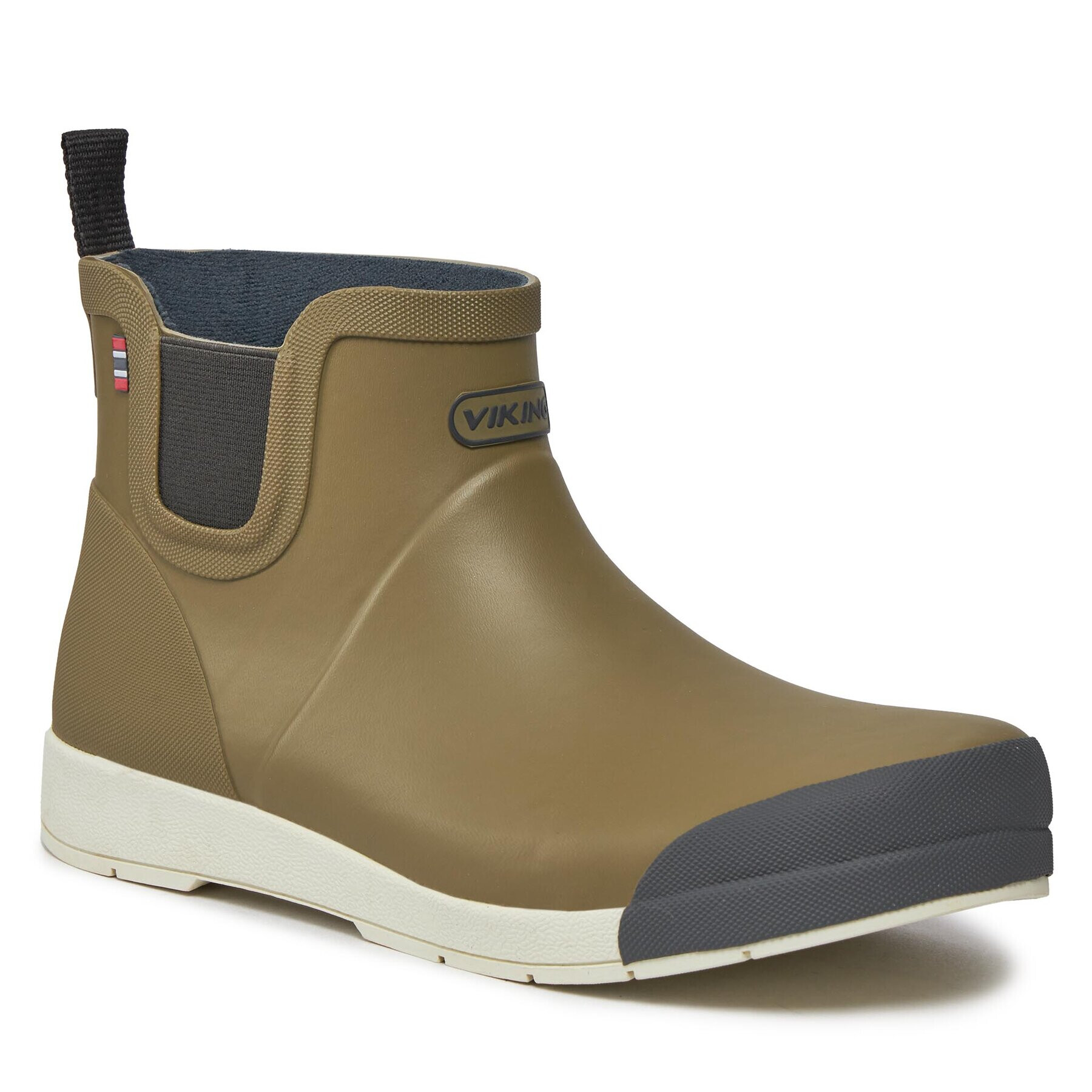 Viking Gumijasti škornji River Chelsea 1-60260-61 D Khaki - Pepit.si