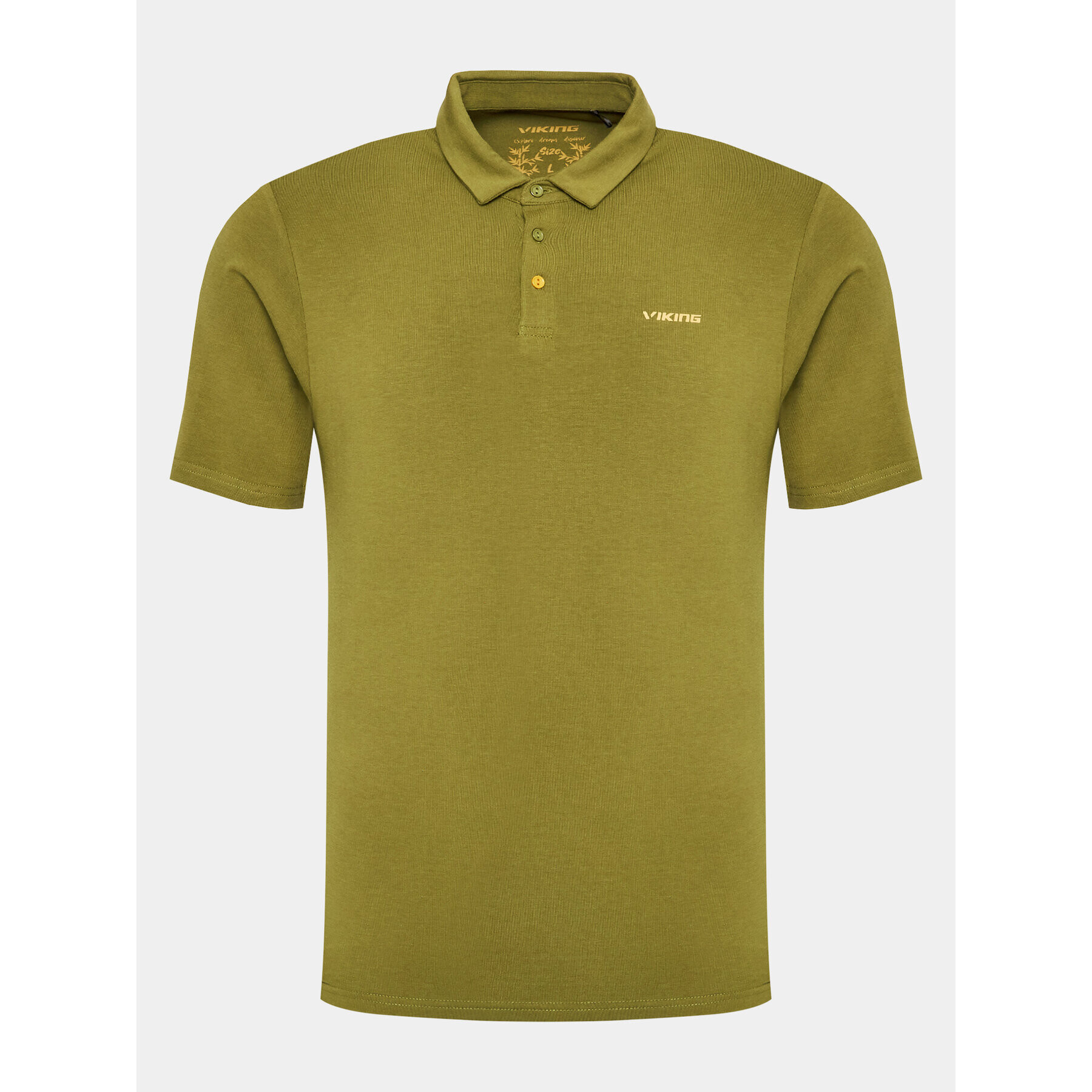 Viking Polo majica Bamboo Winslow Man 500/25/6664 Zelena Regular Fit - Pepit.si