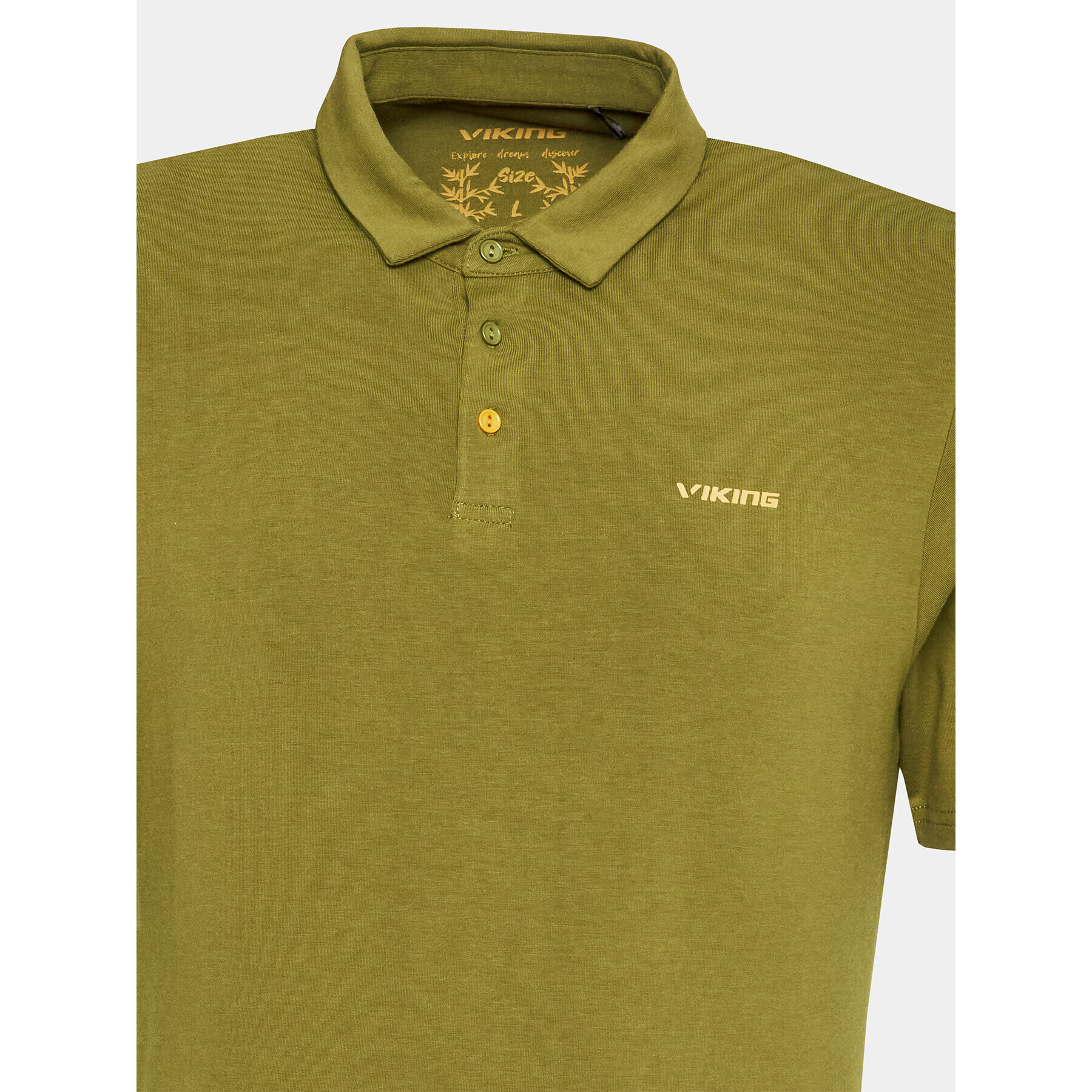 Viking Polo majica Bamboo Winslow Man 500/25/6664 Zelena Regular Fit - Pepit.si