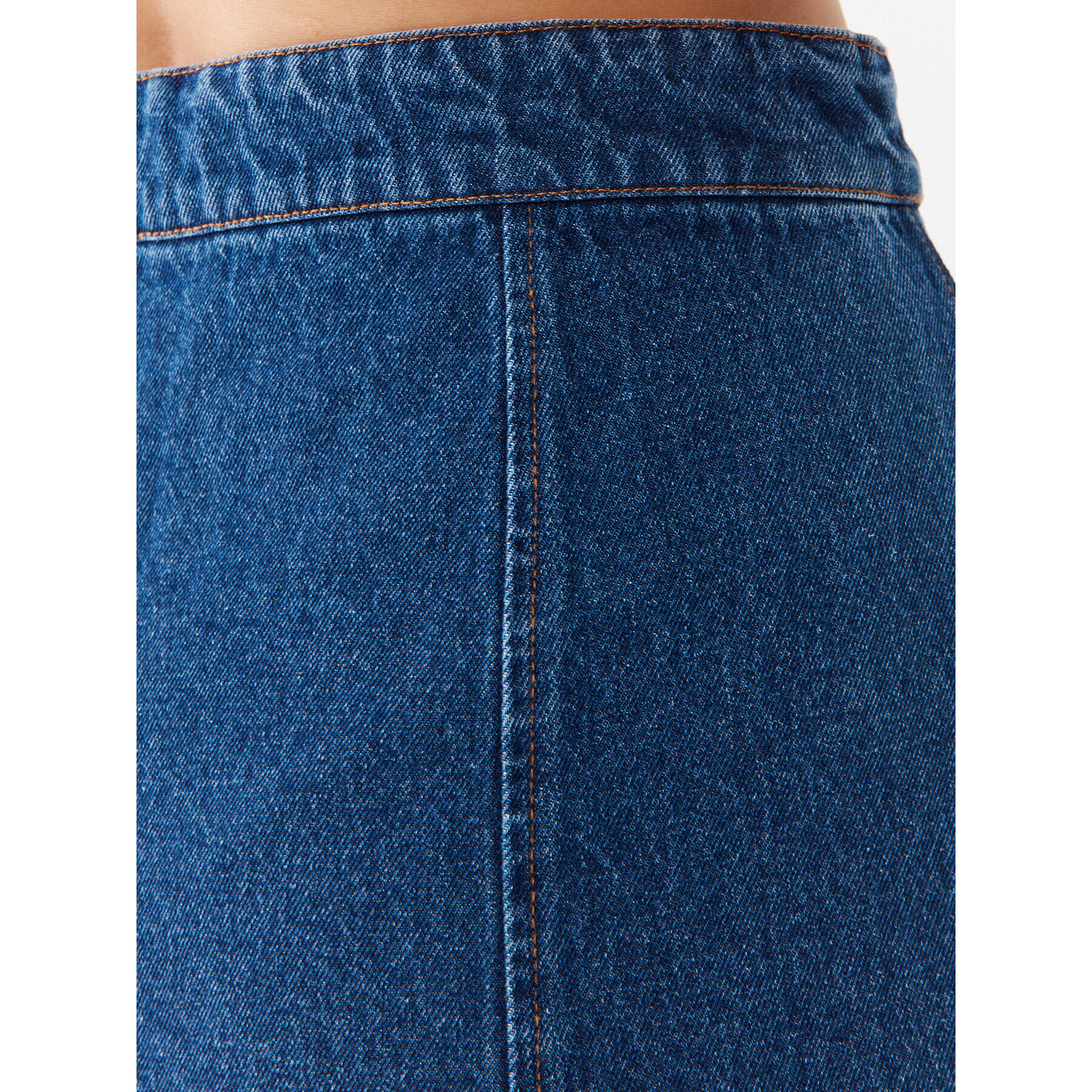 Vila Jeans krilo Nelly 14081942 Mornarsko modra Regular Fit - Pepit.si