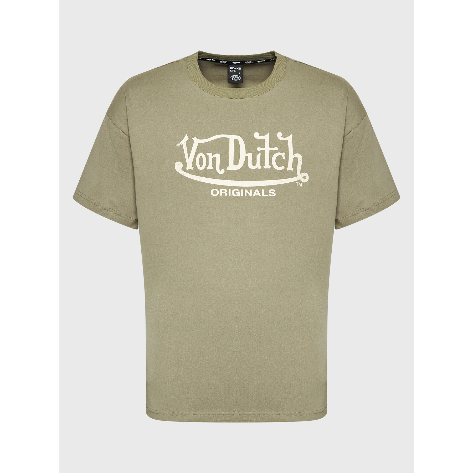 Von Dutch Majica Lennon 6 330 059 Zelena Regular Fit - Pepit.si