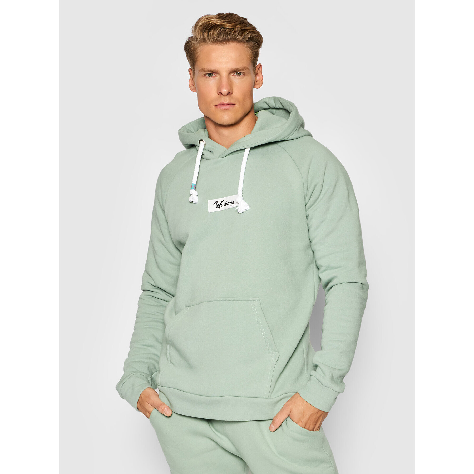 Waikane Vibe Jopa Hoodie Zelena Regular Fit - Pepit.si