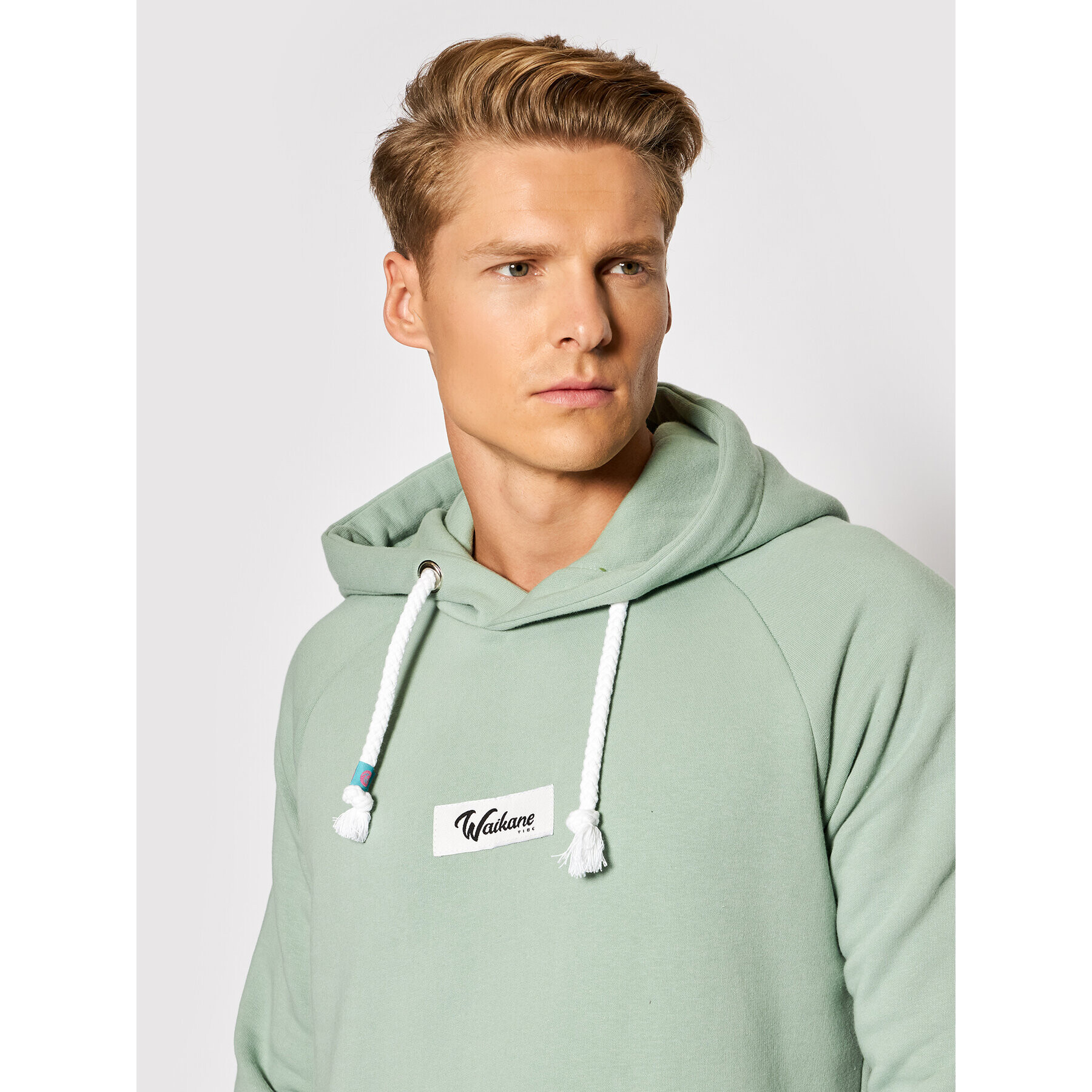 Waikane Vibe Jopa Hoodie Zelena Regular Fit - Pepit.si