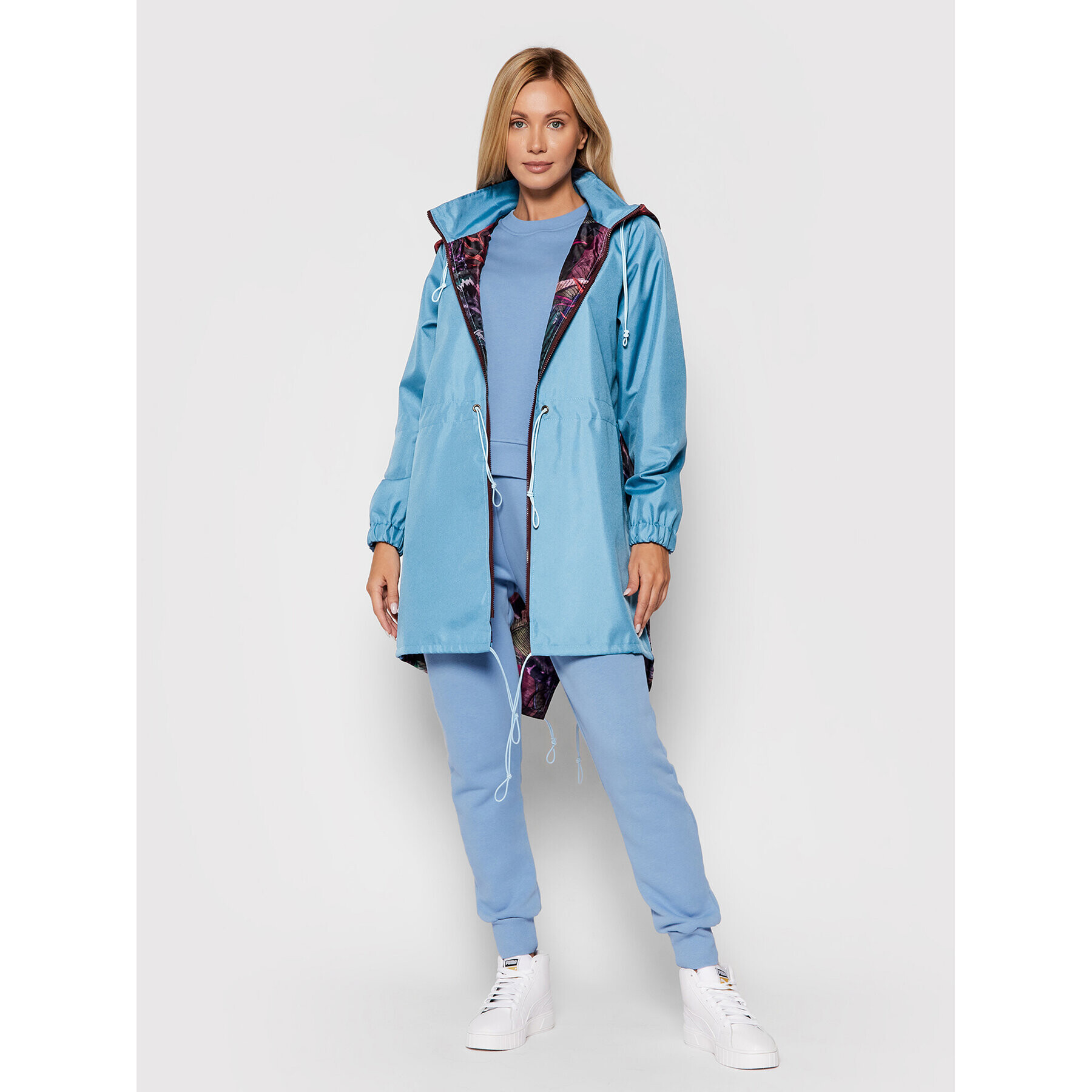 Waikane Vibe Parka Tropical Modra Regular Fit - Pepit.si