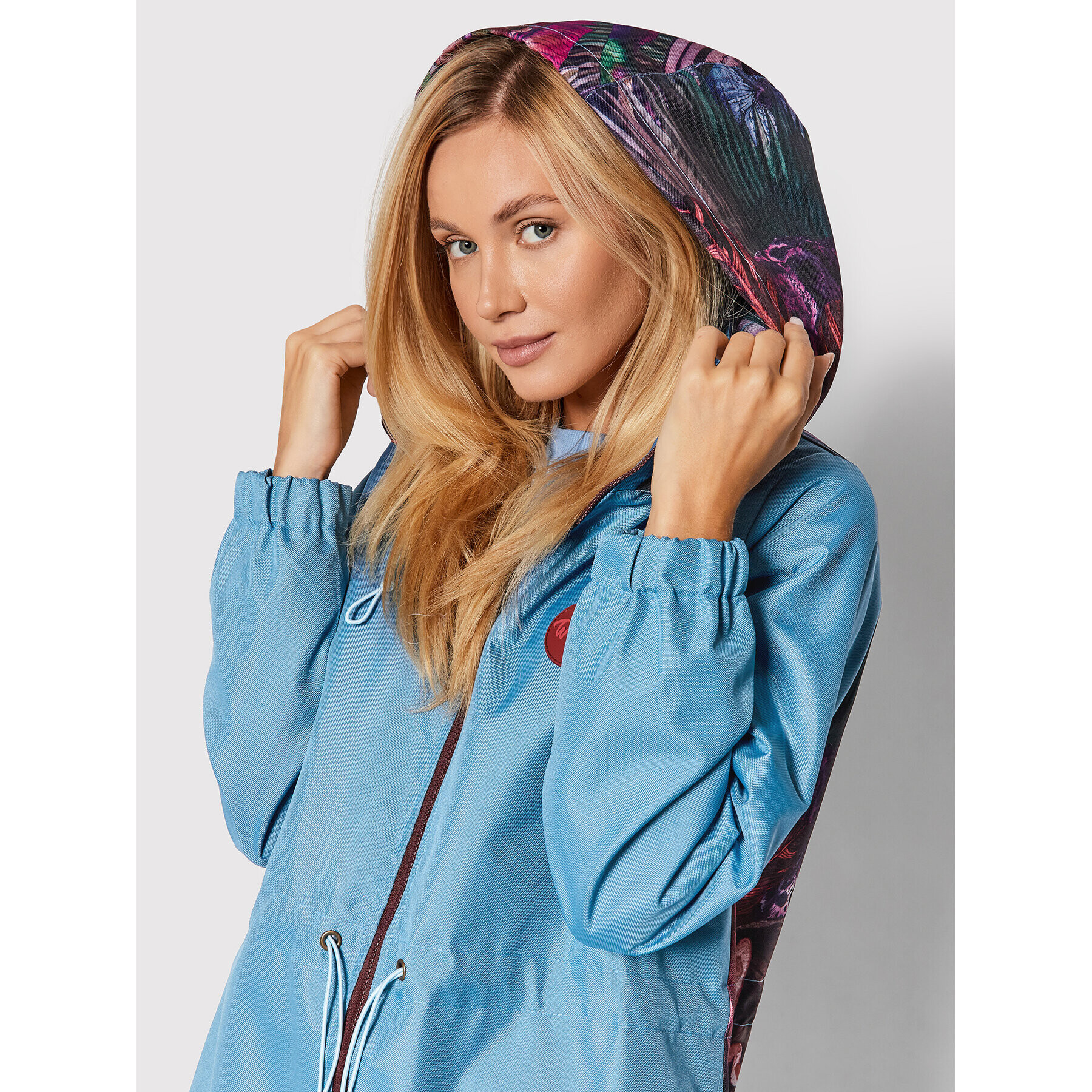 Waikane Vibe Parka Tropical Modra Regular Fit - Pepit.si